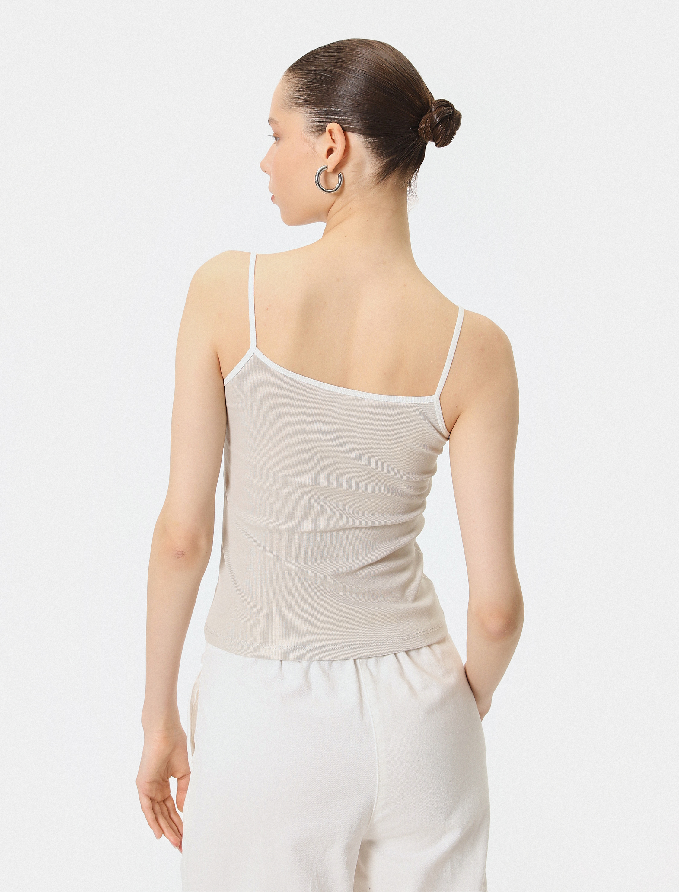   İnce Askılı Atlet Pamuklu Ribanalı