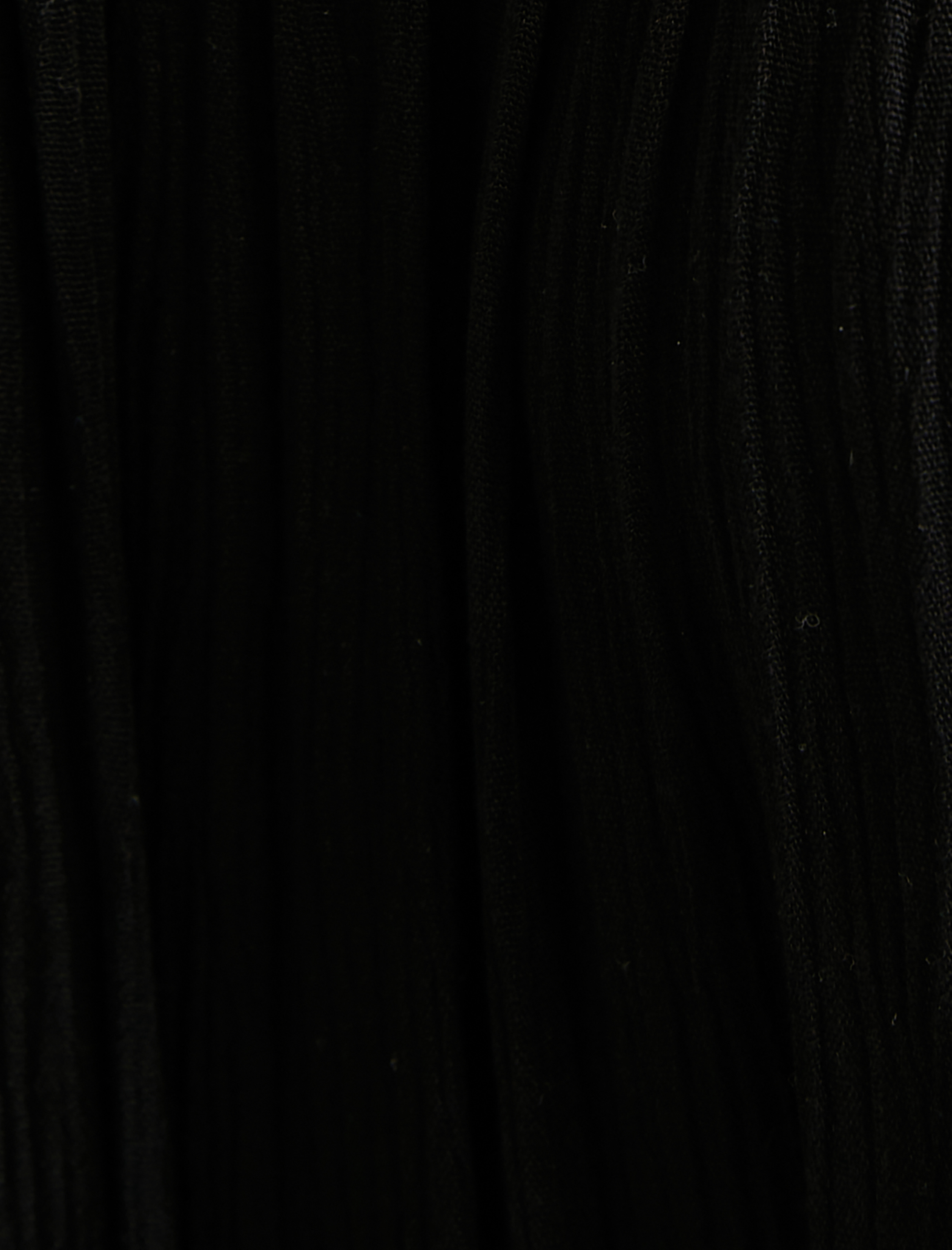   Halter Yaka Elbise Mini Volanlı Kroşe Detaylı Viskon