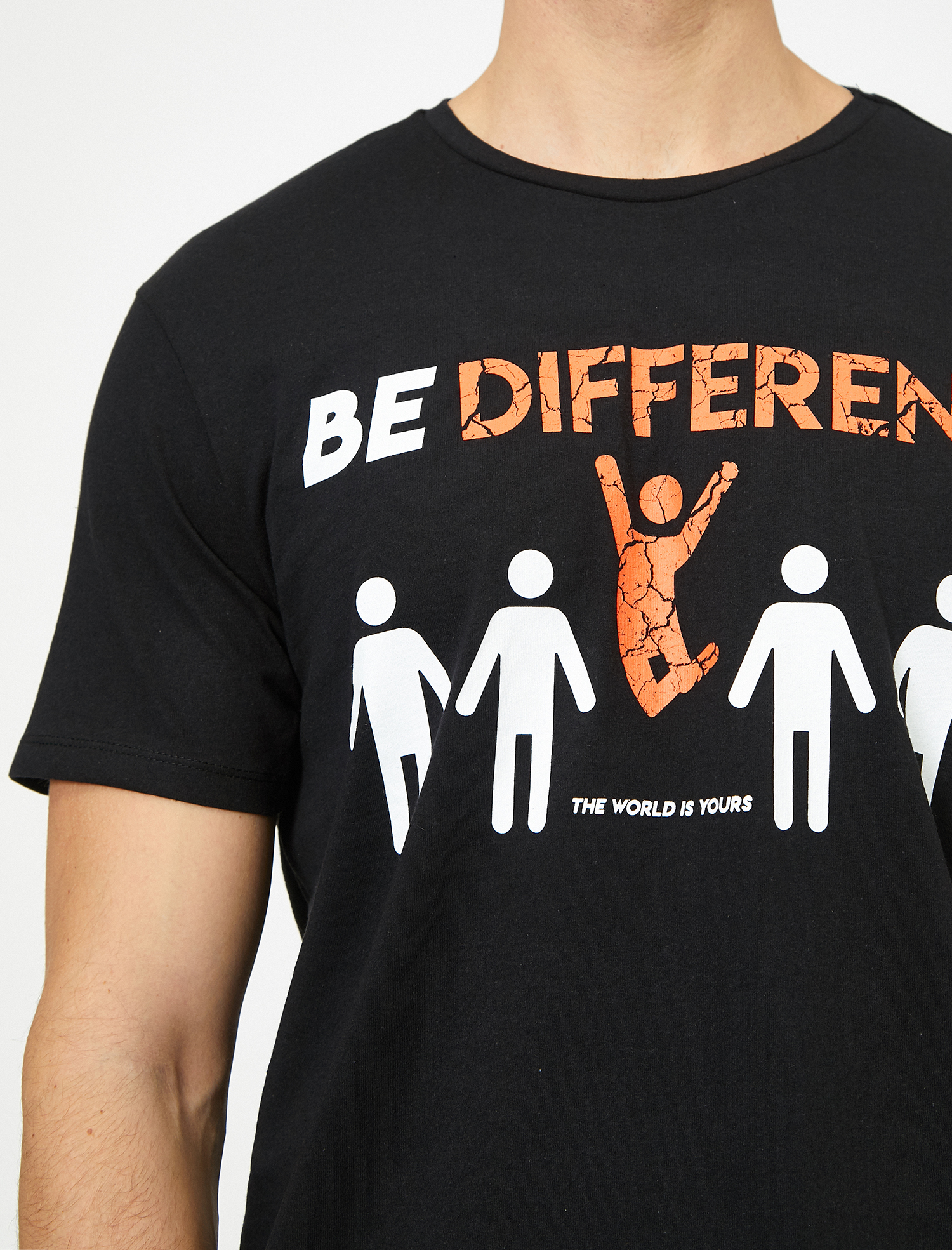   Baskılı Tişört Kısa Kollu