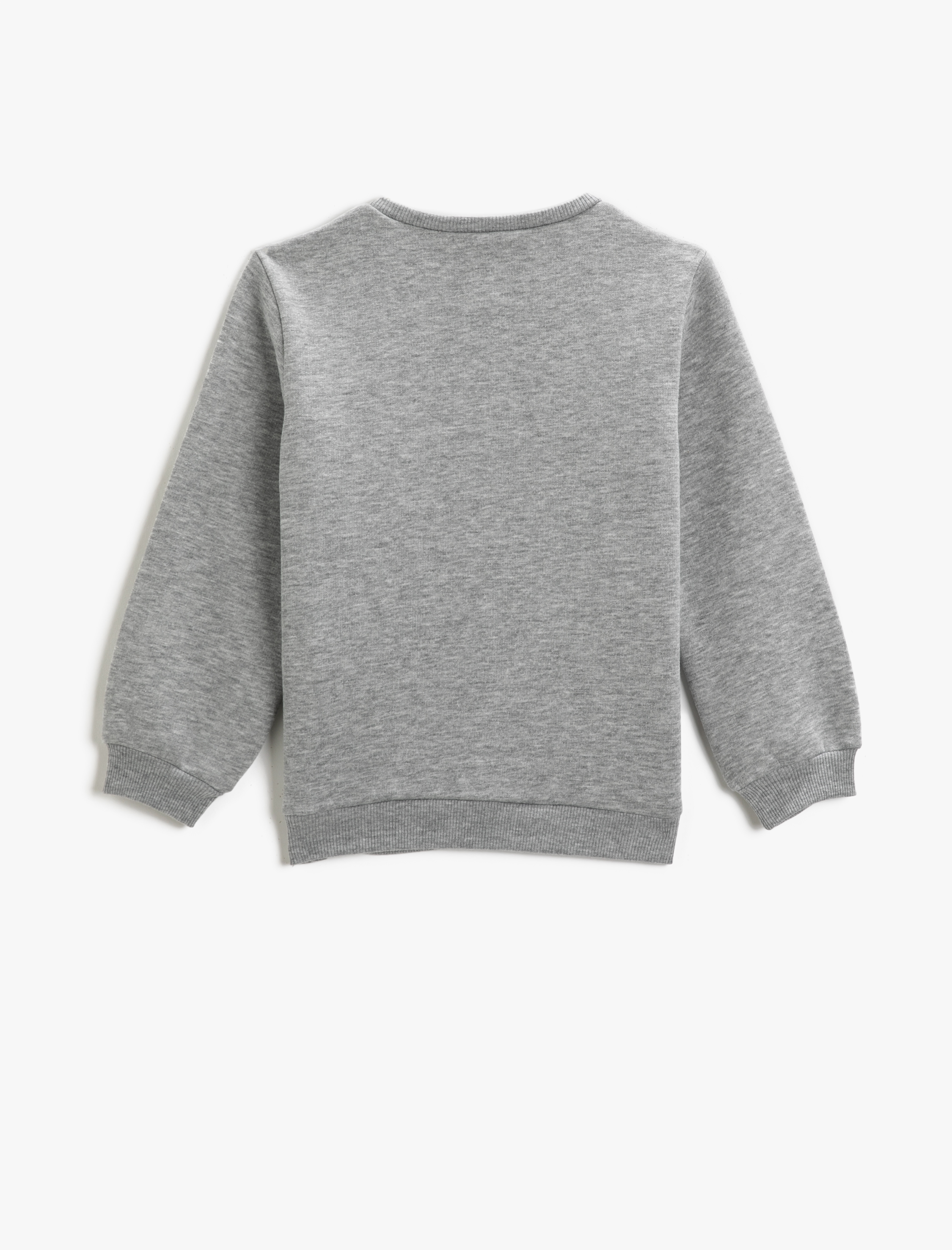  Erkek Çocuk Neon Slogan Baskılı Sweatshirt Uzun Kollu