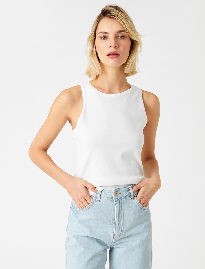  Basic Atlet Bisiklet Yaka Pamuklu