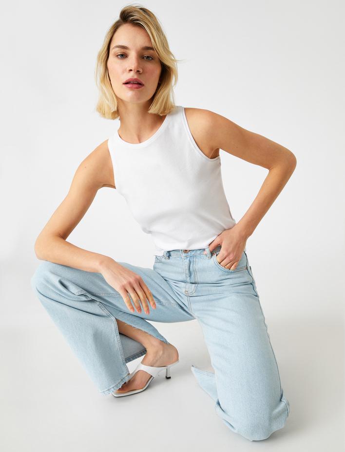  Basic Atlet Bisiklet Yaka Pamuklu