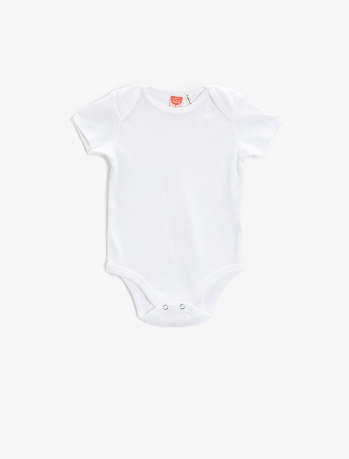 Kız Bebek Kısa Kollu Çıtçıtlı Body Pamuklu