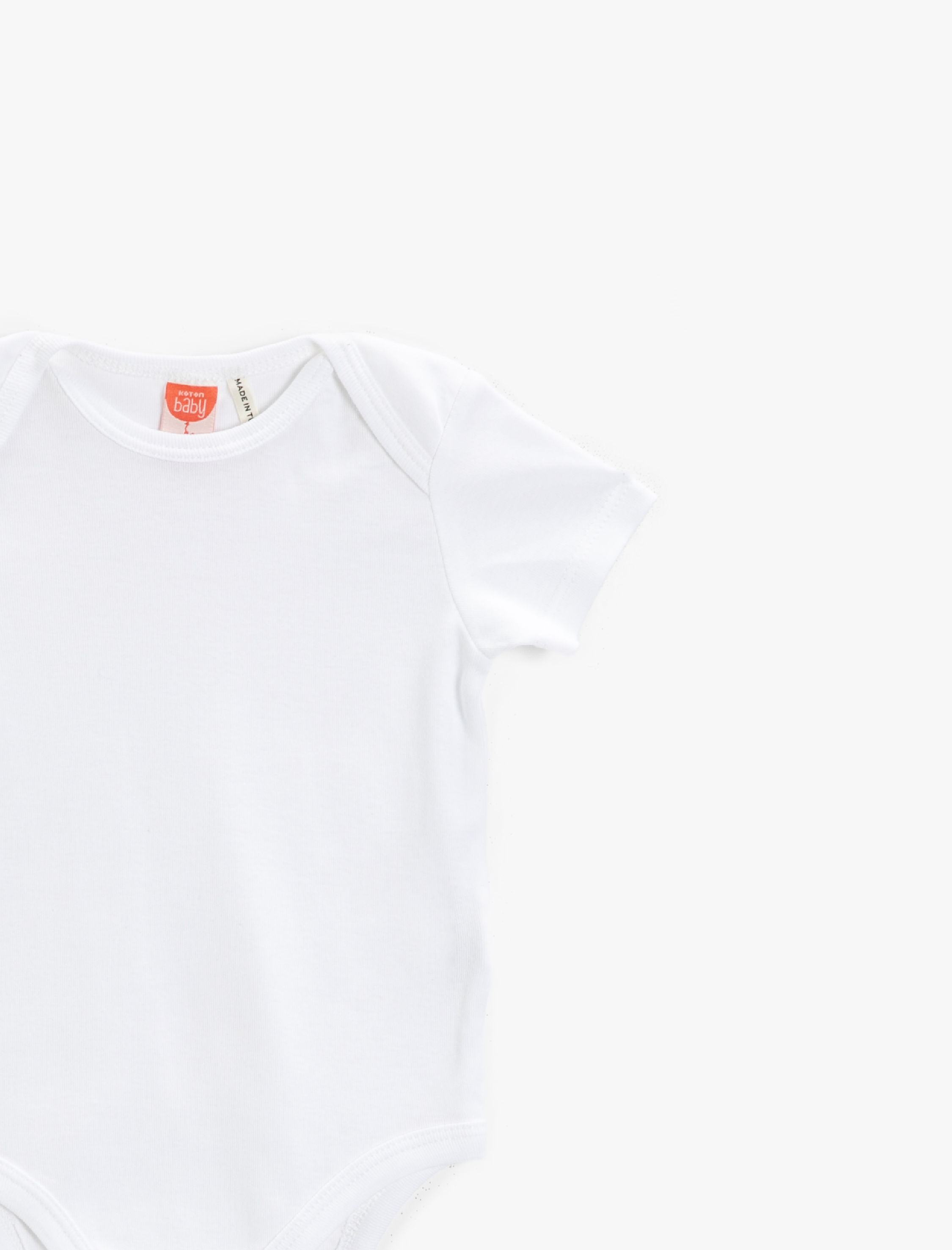  Kız Bebek Kısa Kollu Çıtçıtlı Body Pamuklu