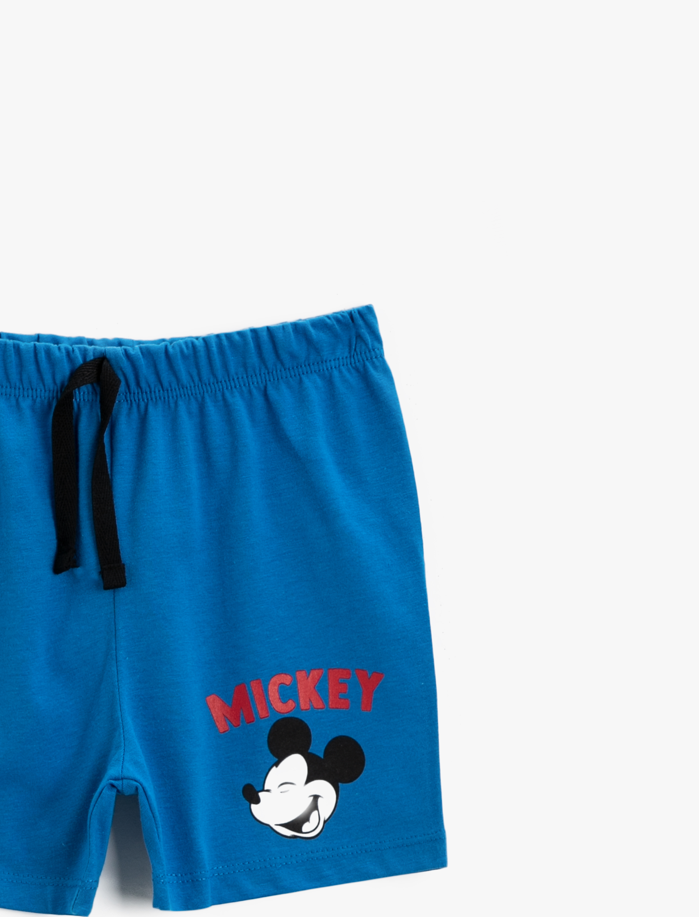  Erkek Bebek Mickey Mouse Şort Lisanslı Pamuklu