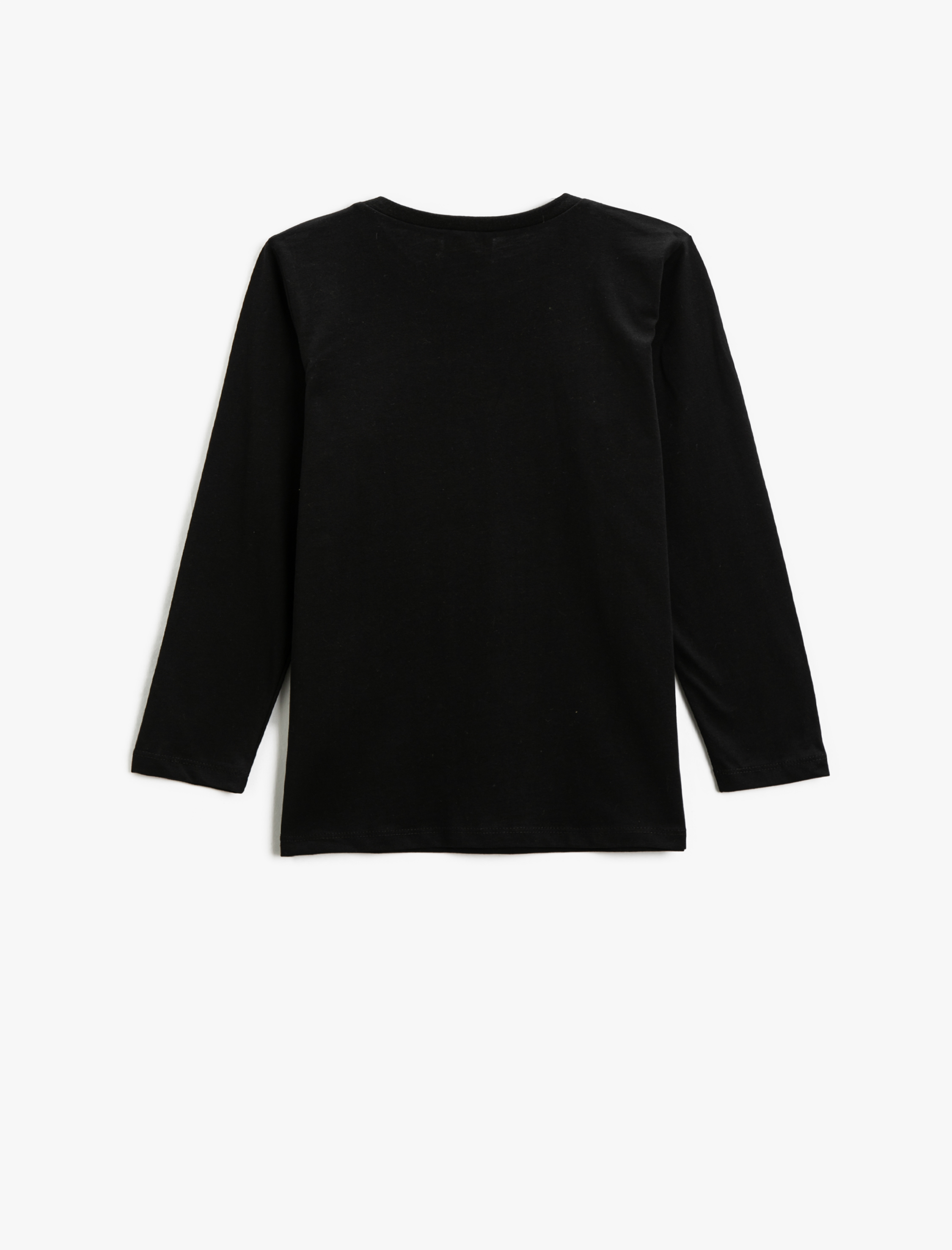  Erkek Çocuk Uzun Kollu Tişört Baskılı Bisiklet Yaka Pamuklu