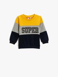 Baskılı Sweatshirt Pamuklu