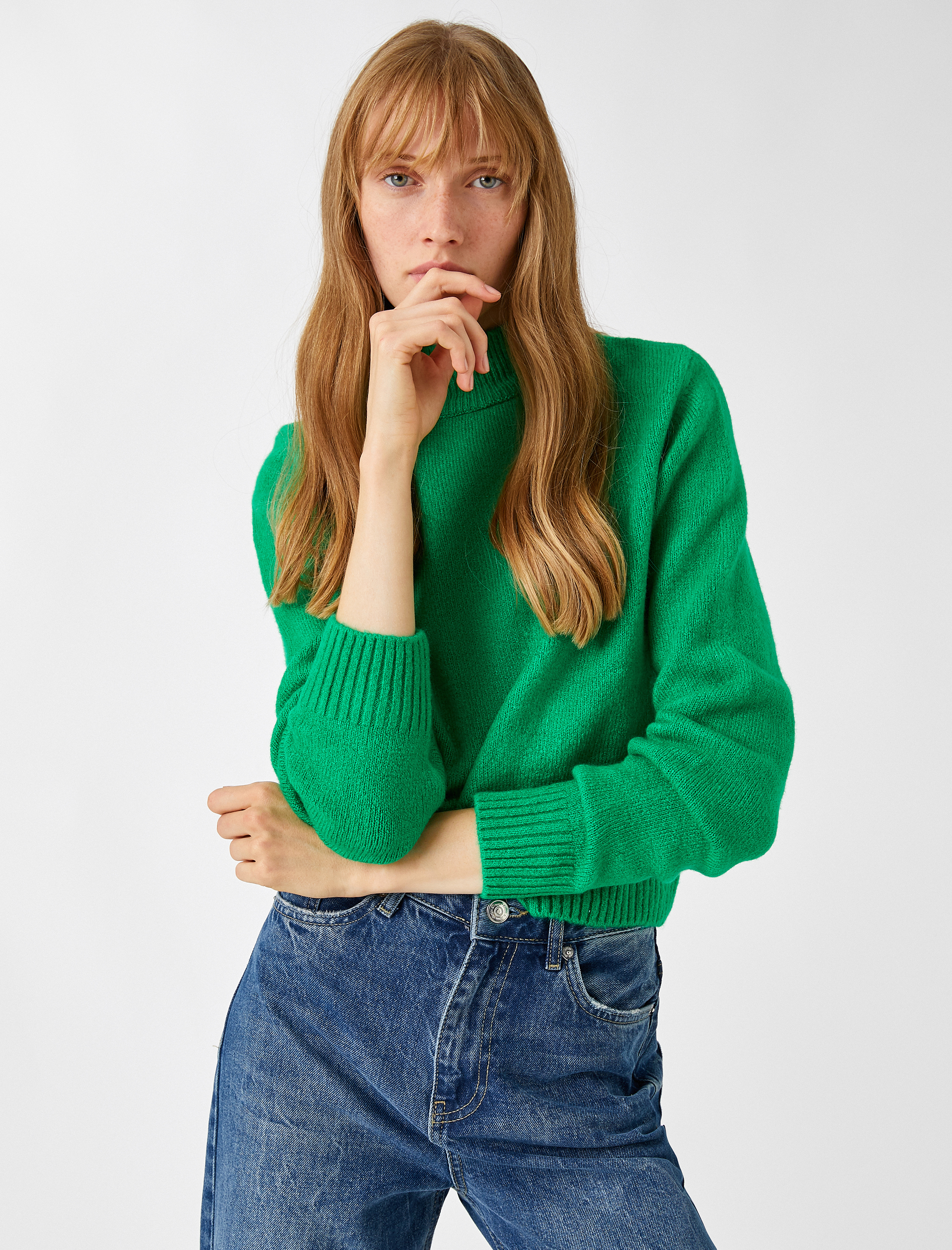   Crop Basic Triko Kazak