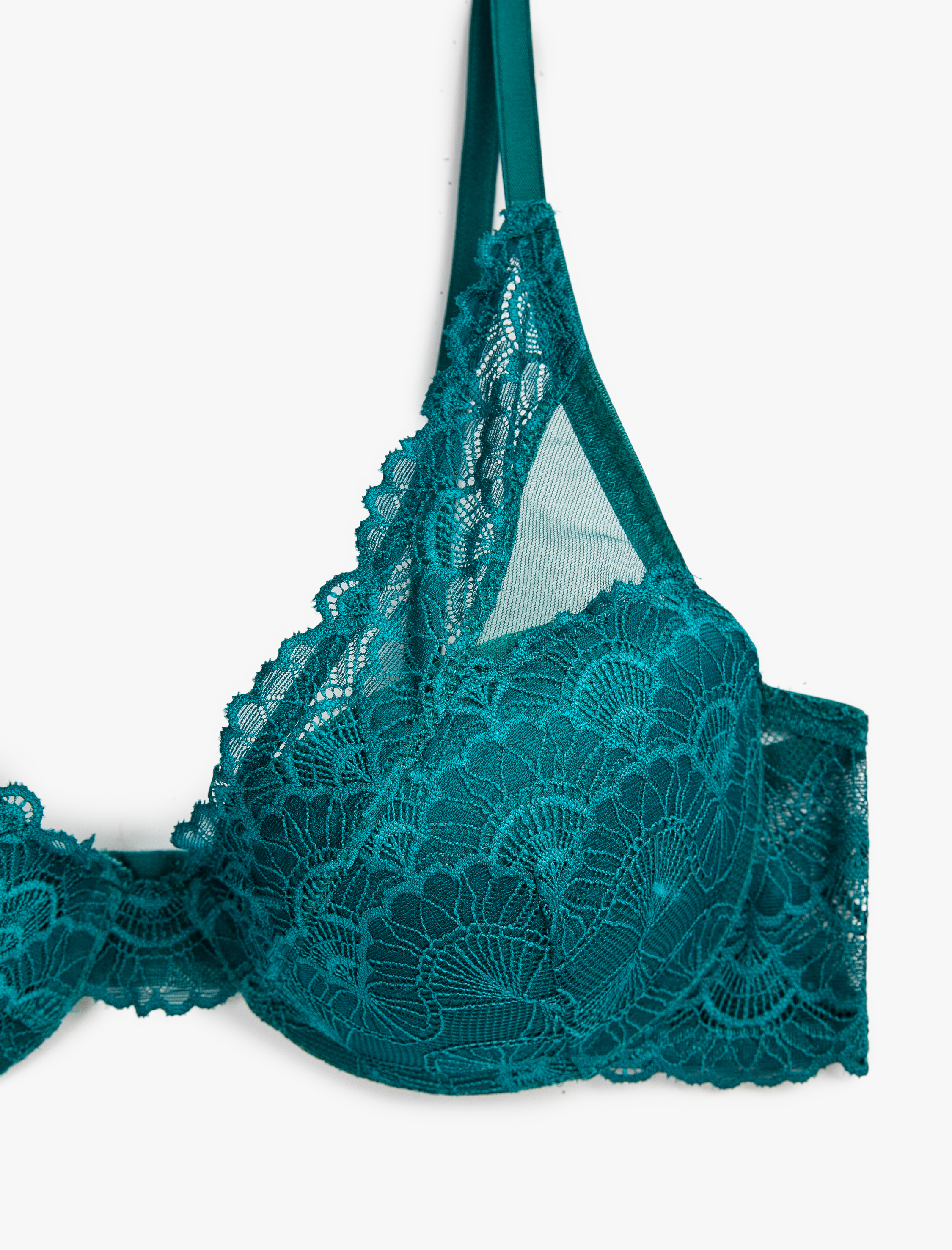   Push Up Sütyen Destekli Dantelli Dolgulu Kaplı Balenli