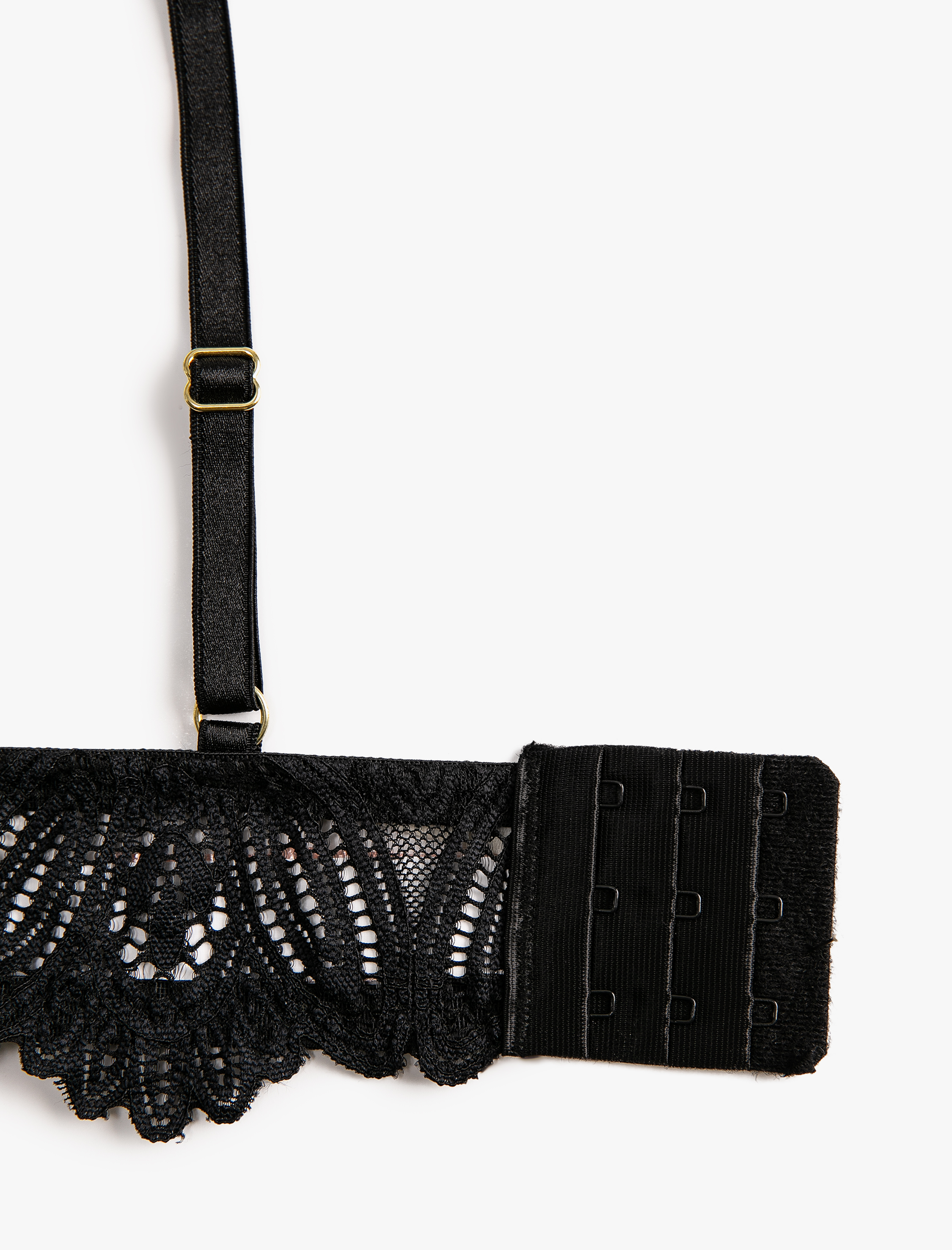   Dantelli Sütyen Dolgusuz Balensiz Kapsız Ayarlanabilir Askılı