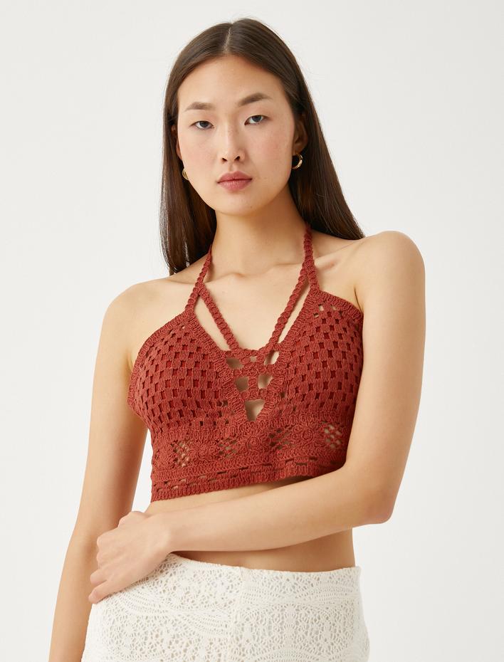  Kroşe Örgü Büstiyer