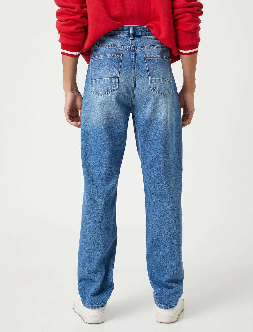   Loose Fit Kot Bol Pantolon - Steve Jean