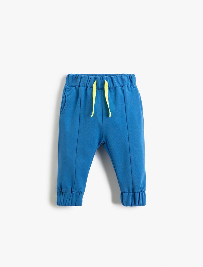 Erkek Bebek Basic Jogger Eşofman Altı Beli Bağlamalı Cepli