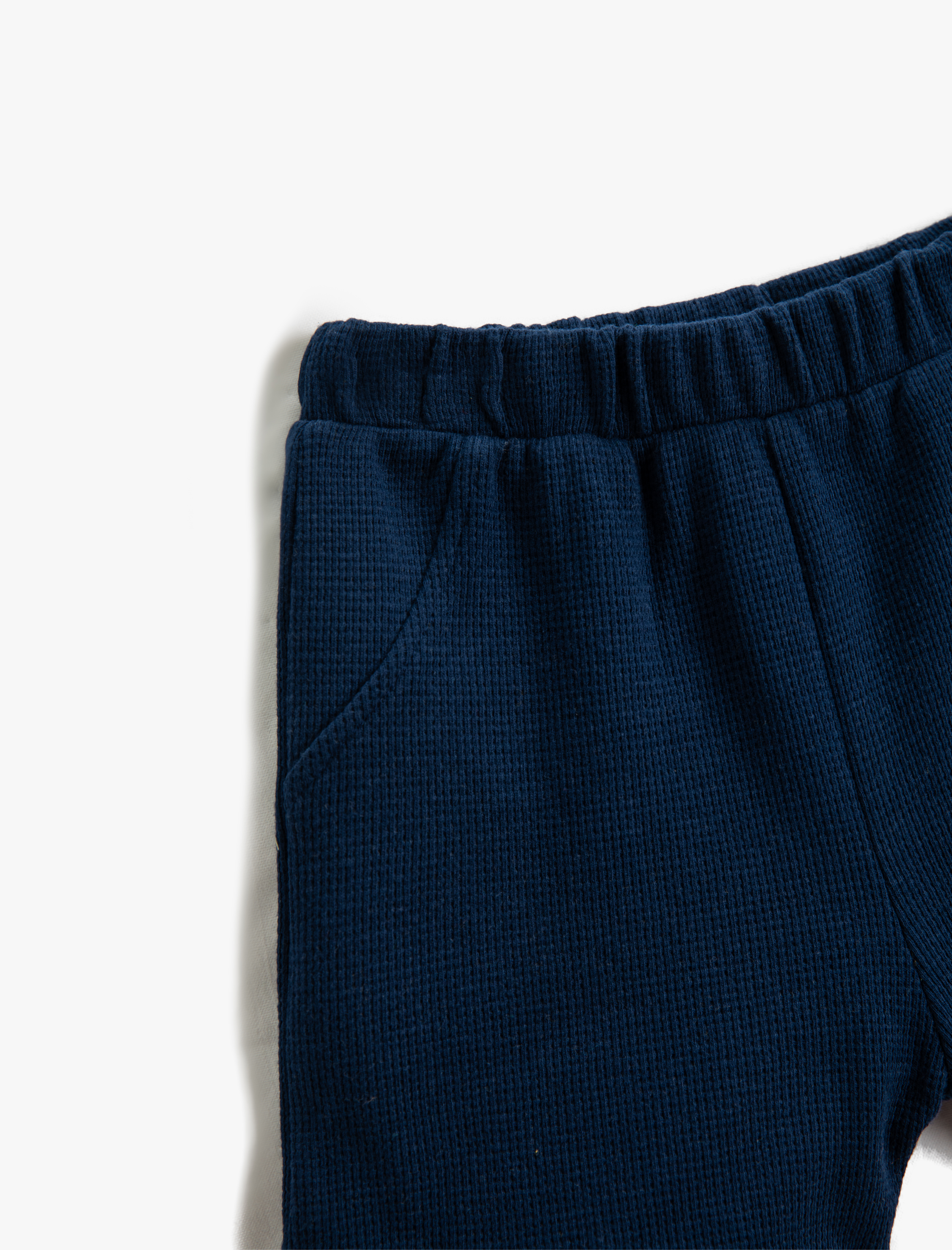  Erkek Bebek Basic Şort Dokulu Cepli Beli Lastikli