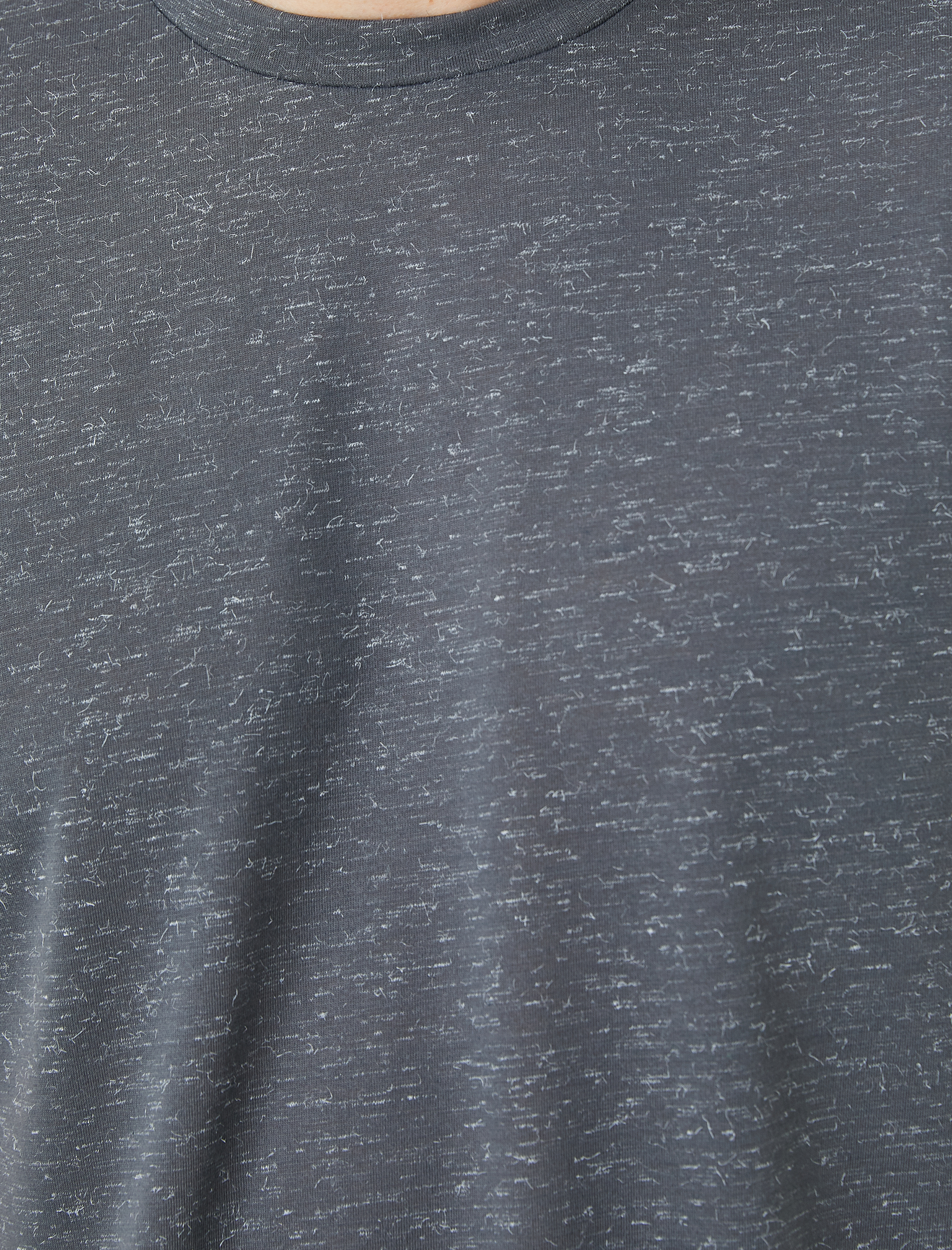   Basic Tişört Bisiklet Yaka Kısa Kollu Dar Kesim