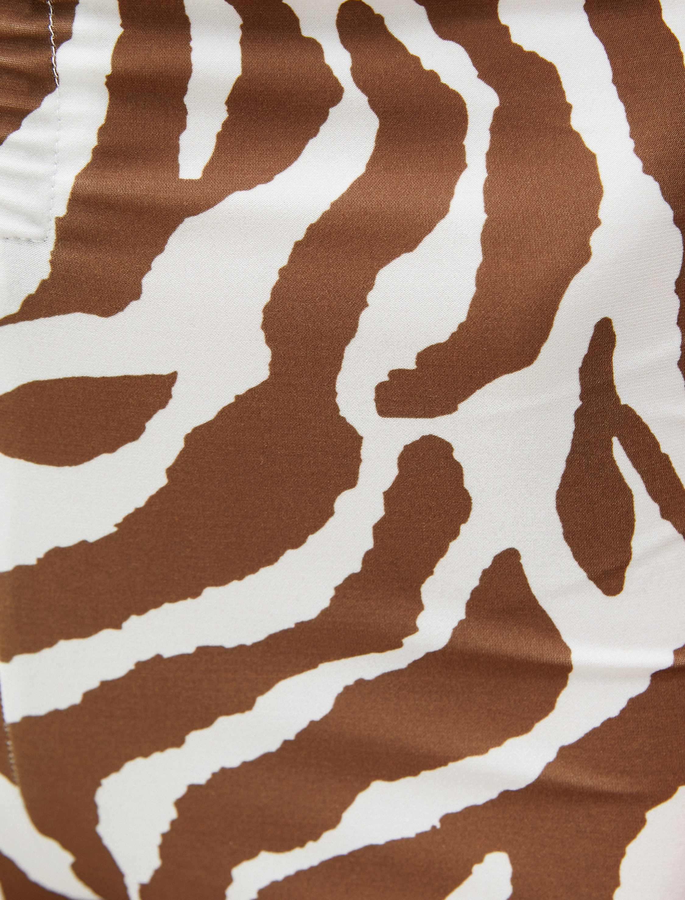   İspanyol Paça Pantolon Yüksek Bel Biye Detaylı