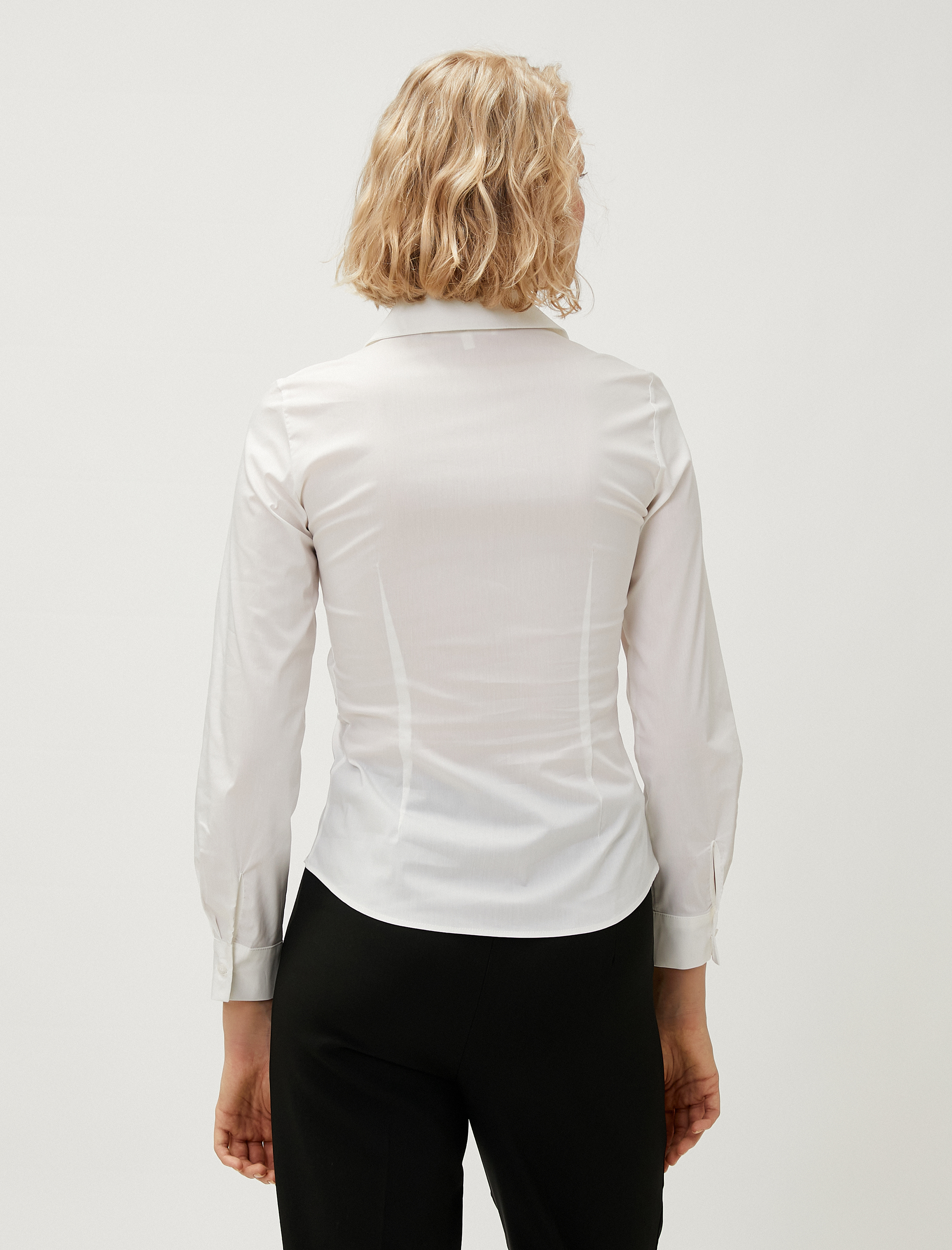   Drapeli Gömlek Uzun Kollu Slim Fit