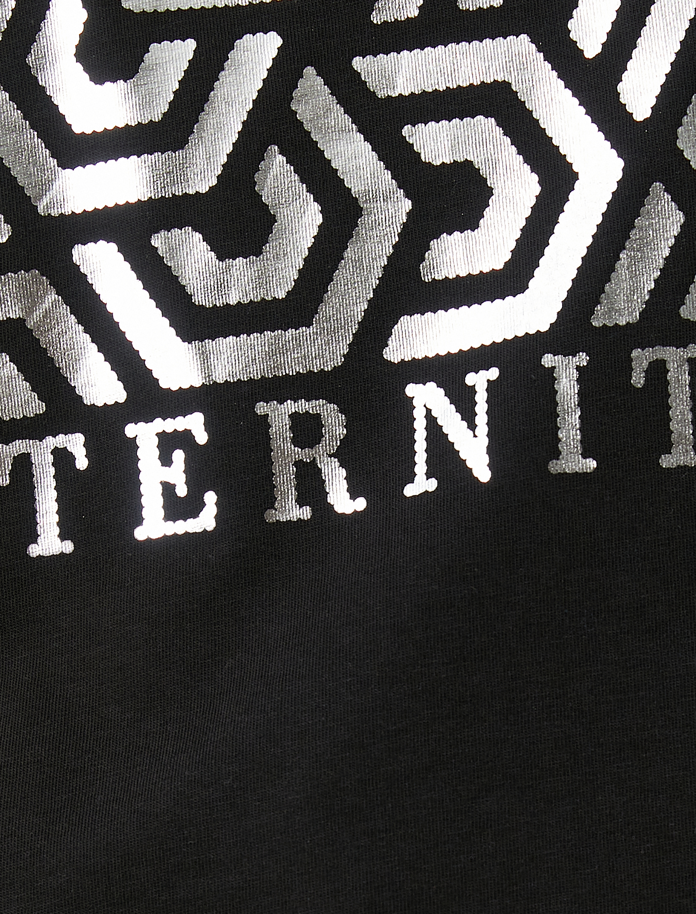   Parlak Baskılı Tişört Pamuklu