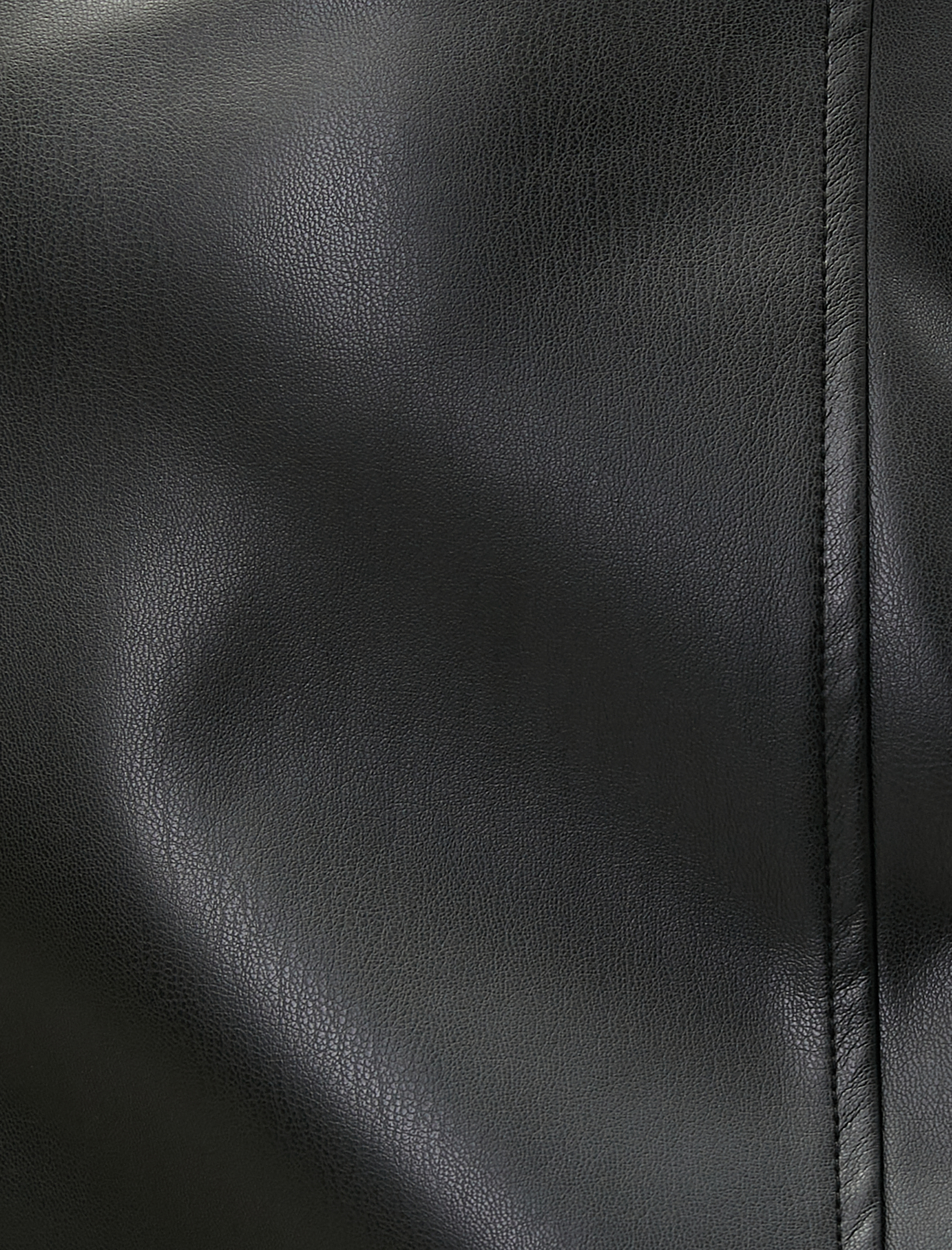   Mini Suni Deri Elbise Dar Kesim Askılı