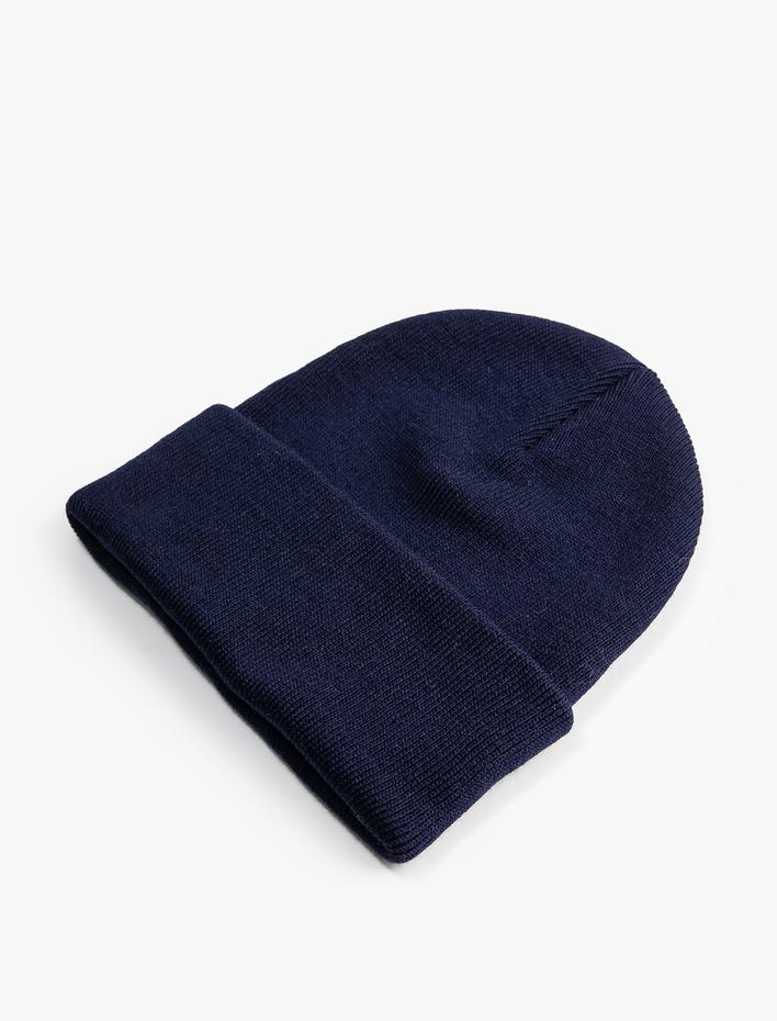 Erkek Basic Bere Katlama Detaylı