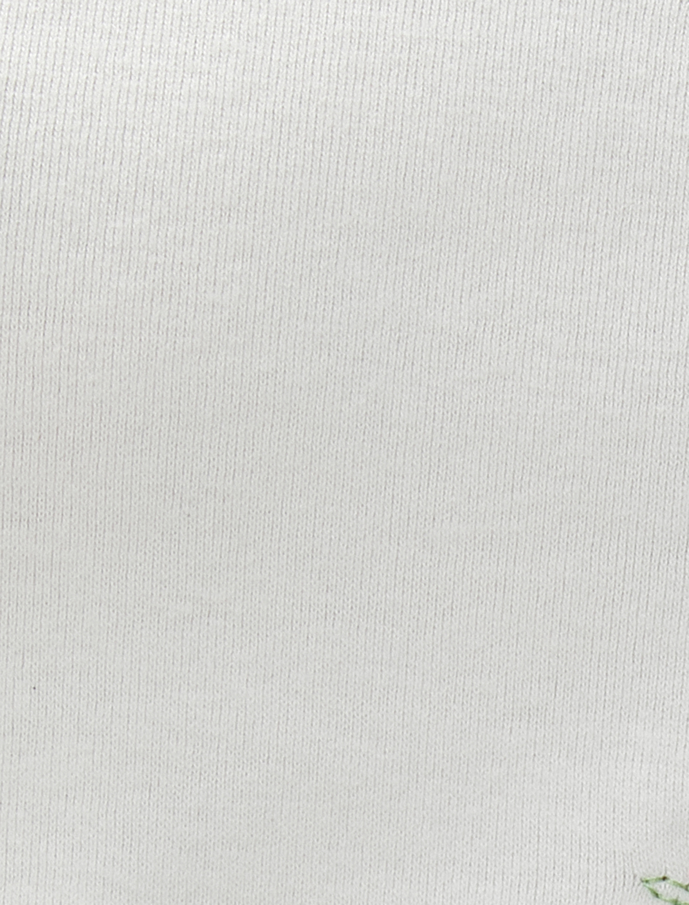   Çiçek İşlemeli Pamuklu Tişört