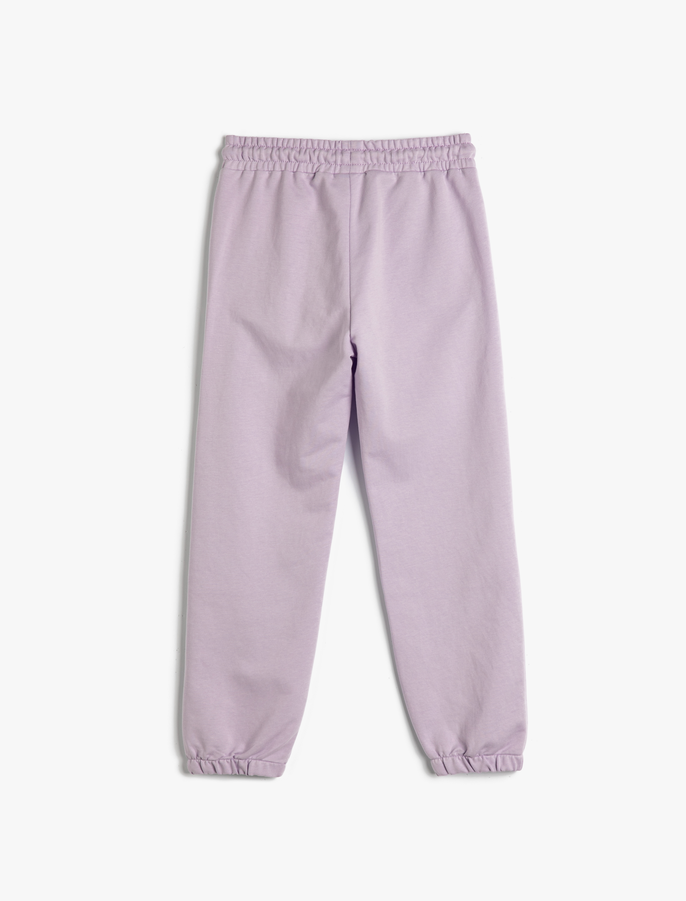  Kız Çocuk Jogger Eşofman Altı Beli Bağlamalı Ayıcık Baskılı