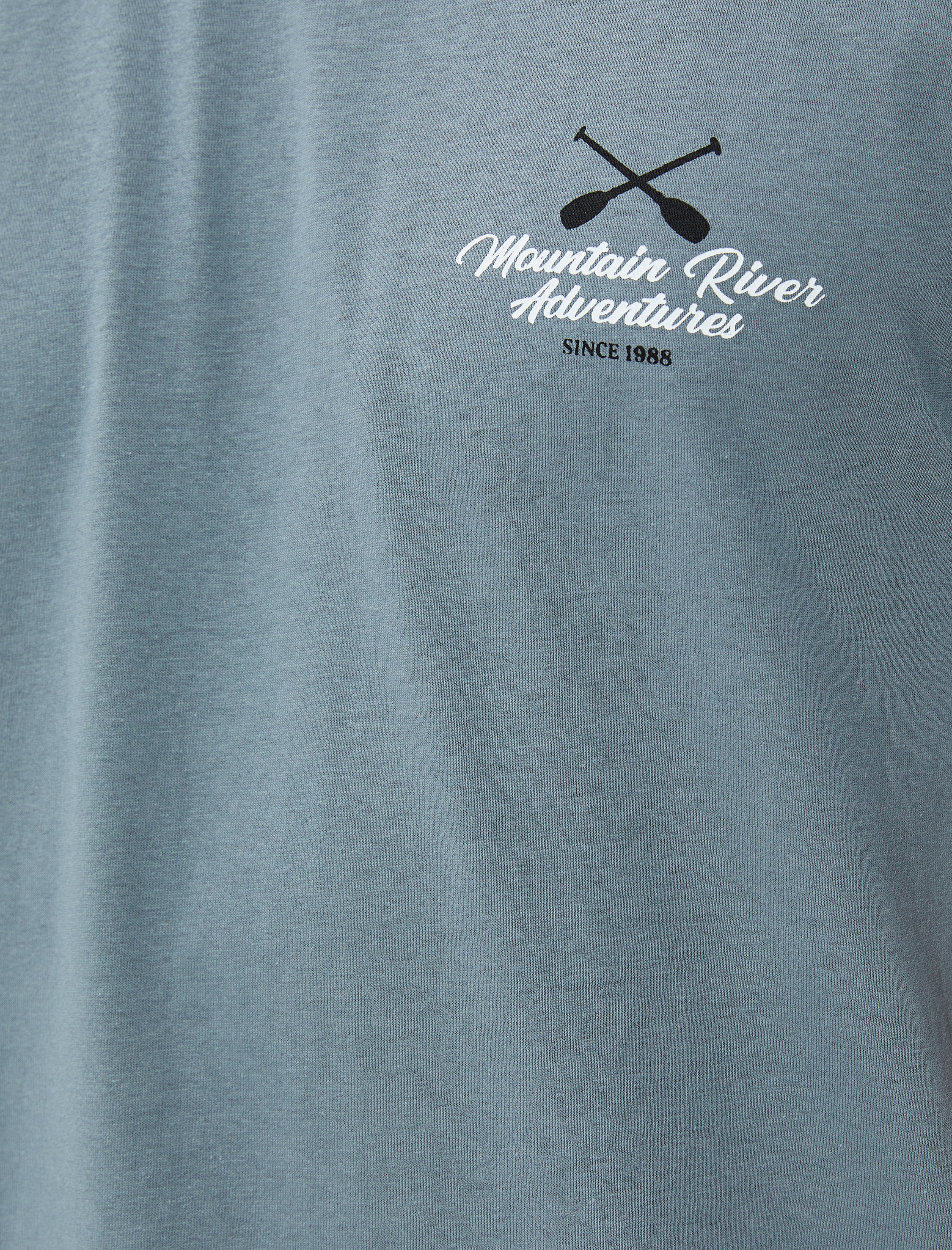   Slogan Baskılı Tişört Bisiklet Yaka Kısa Kollu Pamuklu