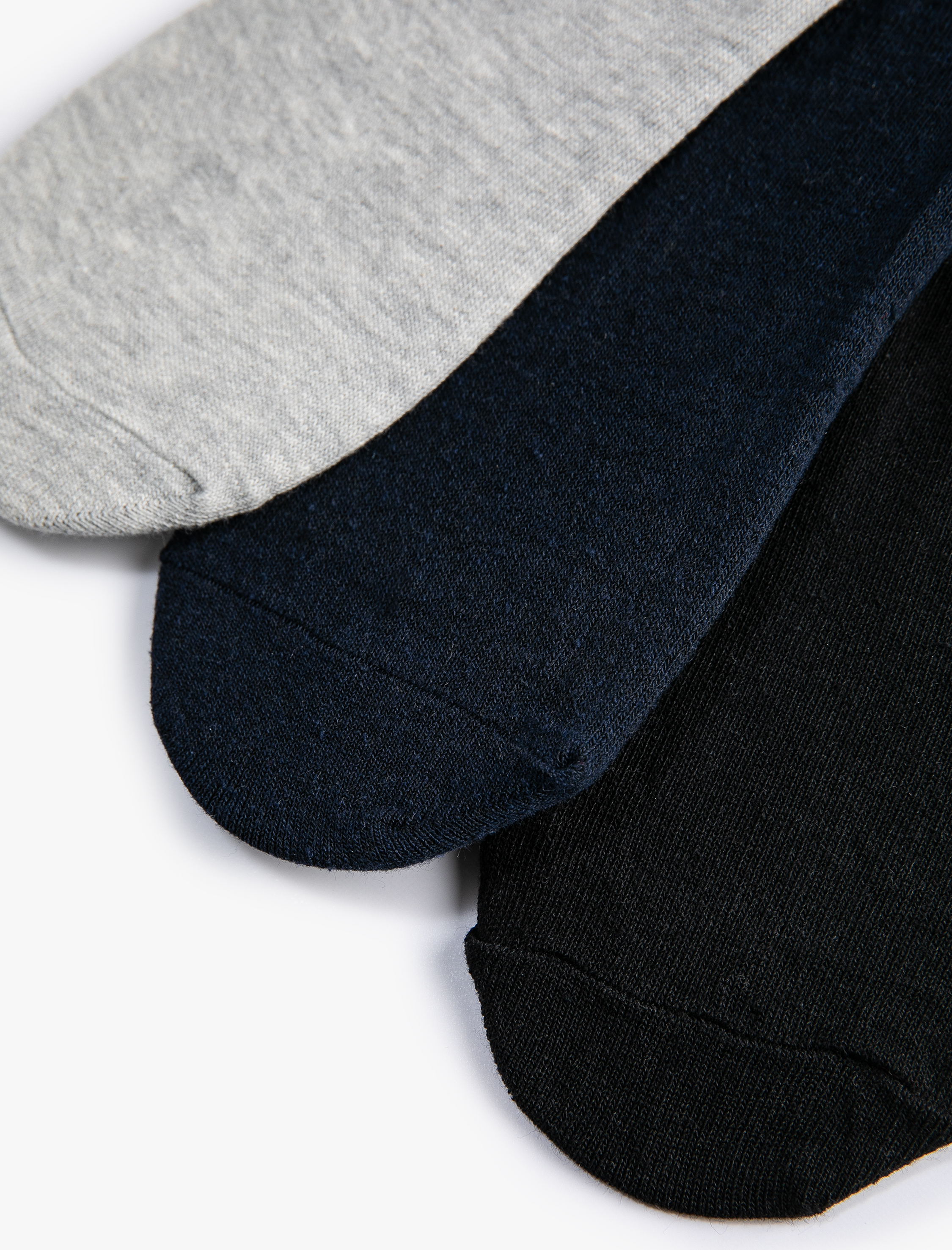  Erkek 3'lü Sneaker Çorap Seti Çok Renkli