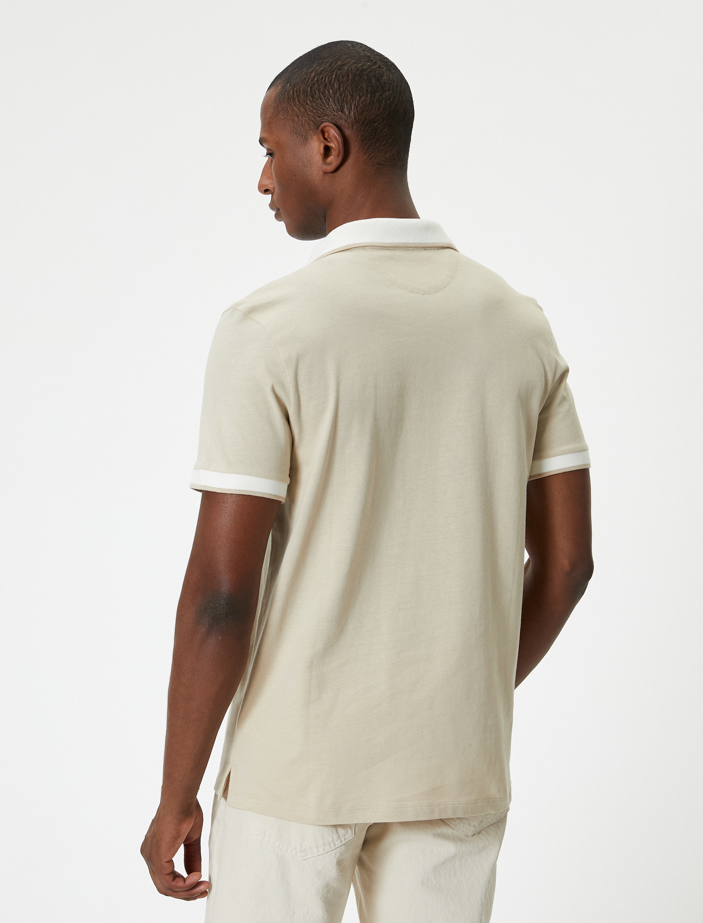   Polo Yaka Tişört Slim Fit Kısa Kollu