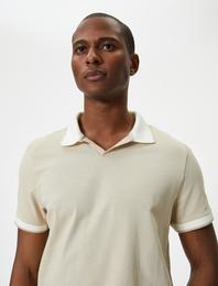 Polo Yaka Tişört Slim Fit Kısa Kollu
