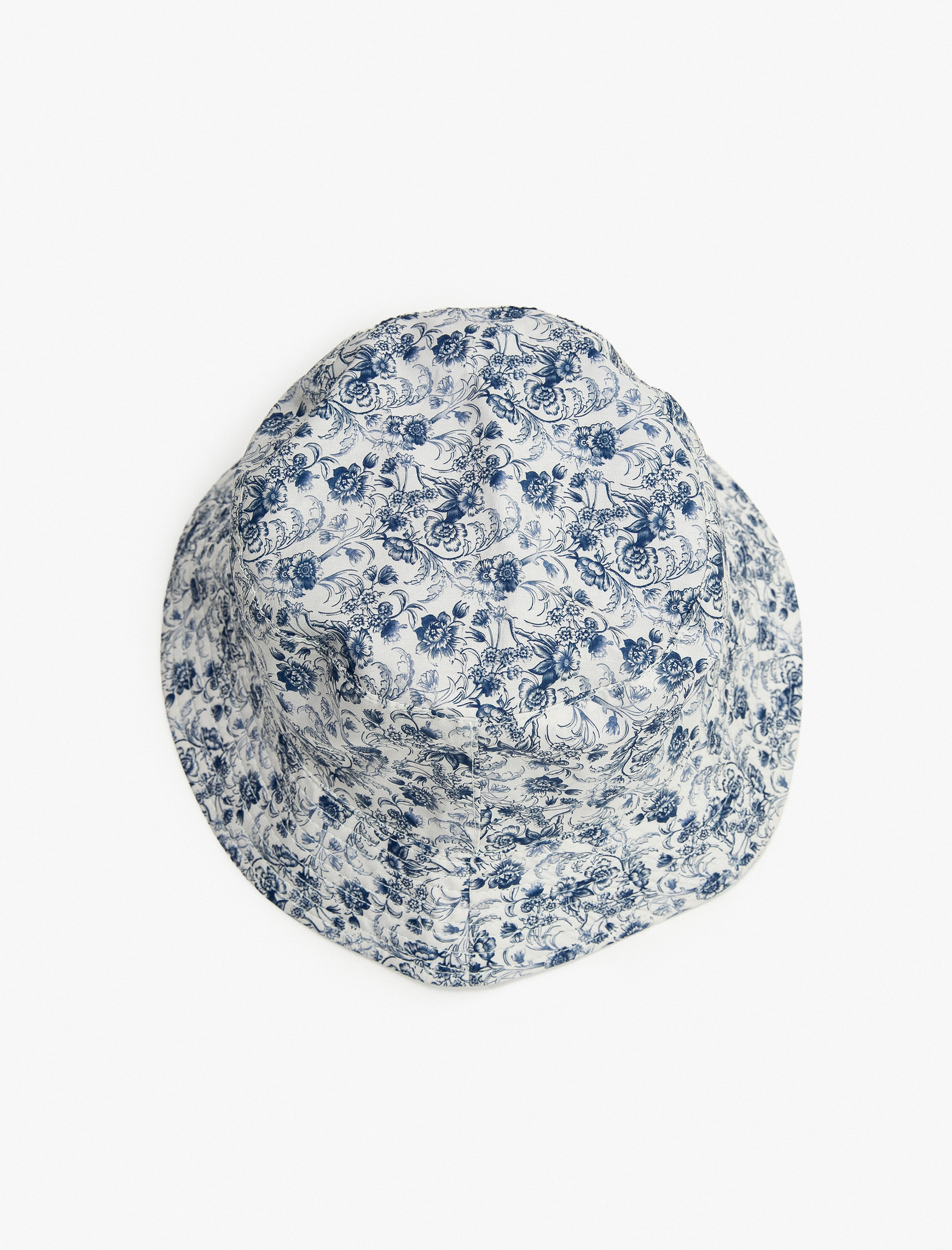  Kadın Bucket Şapka Çiçek Desenli Pamuklu