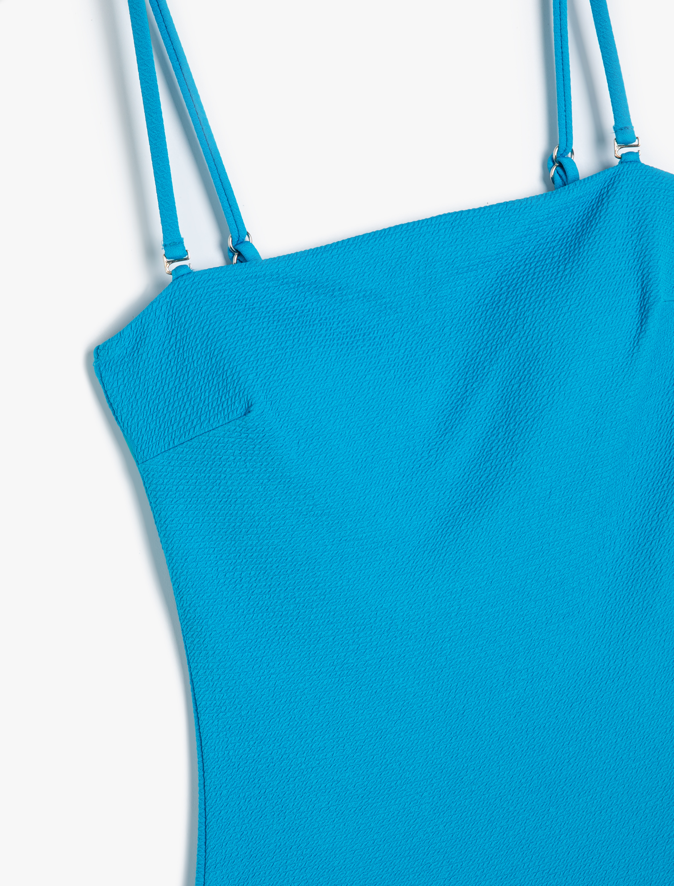   Straplez Mayo Çıkarılabilir Askılı Kaplı Dokulu