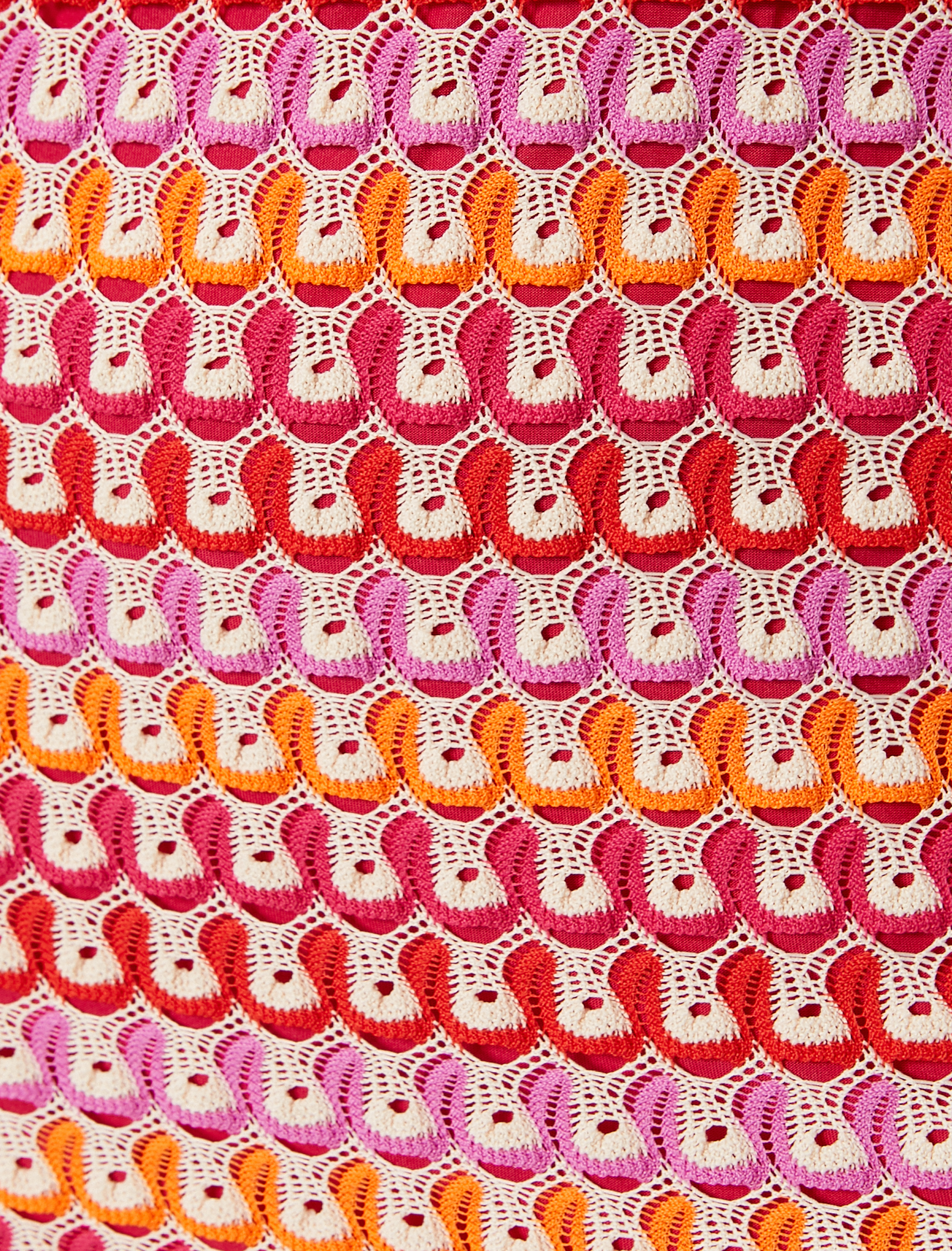   Midi Kroşe Elbise Halter Yaka Yırtmaç Detaylı