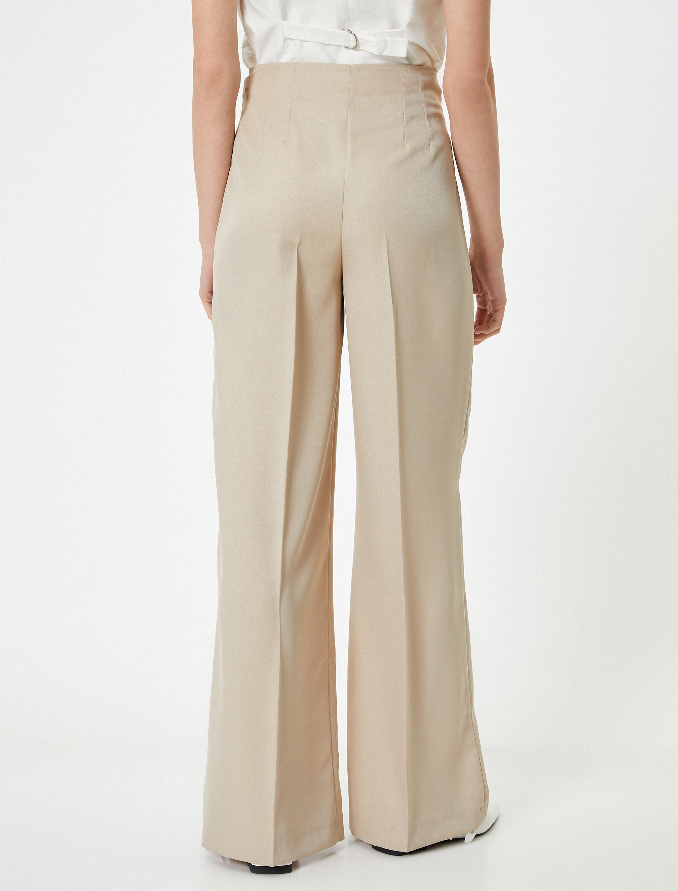   Bol Paça Palazzo Pantolon Yüksek Bel