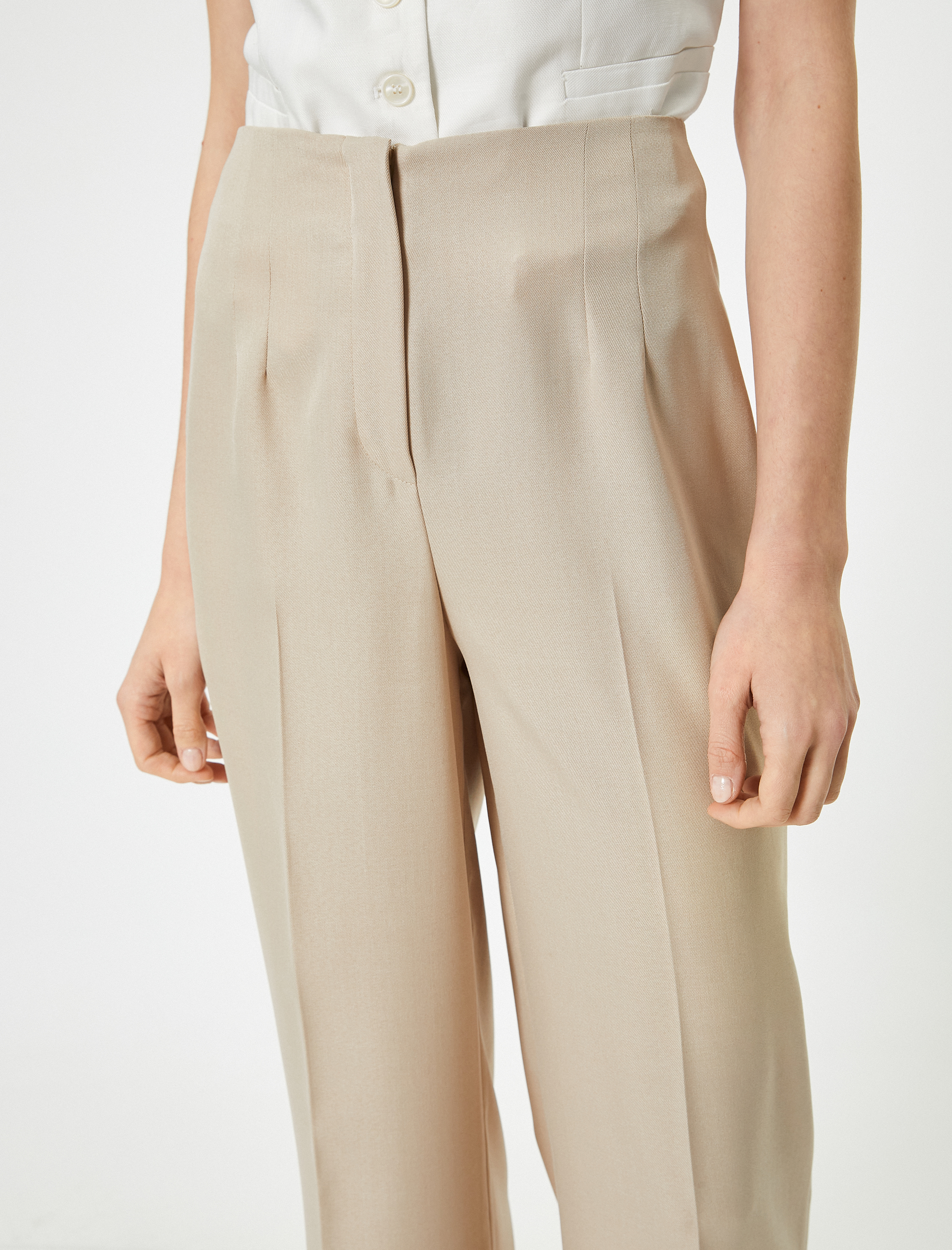   Bol Paça Palazzo Pantolon Yüksek Bel