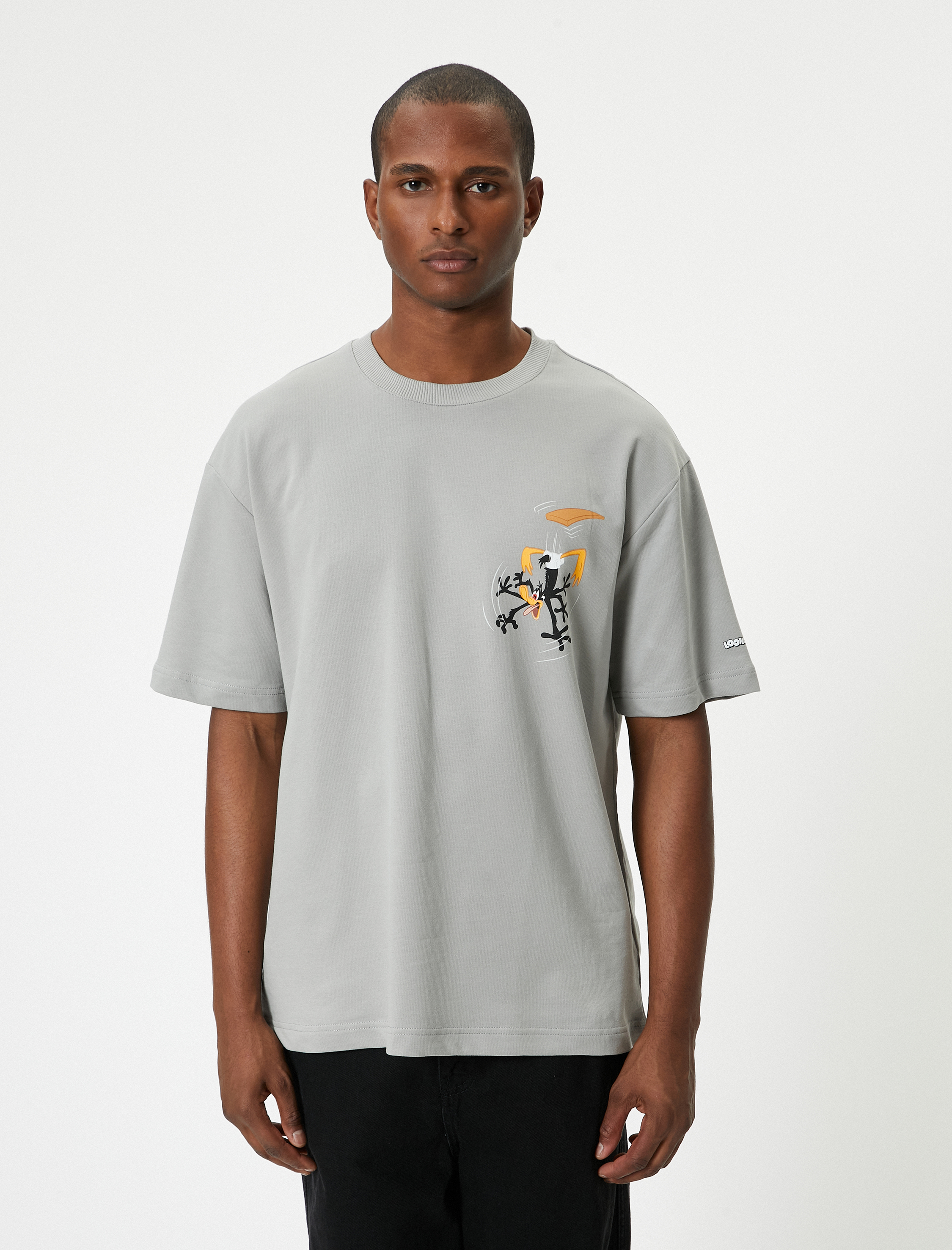   Looney Tunes Oversize Tişört Lisanslı Baskılı