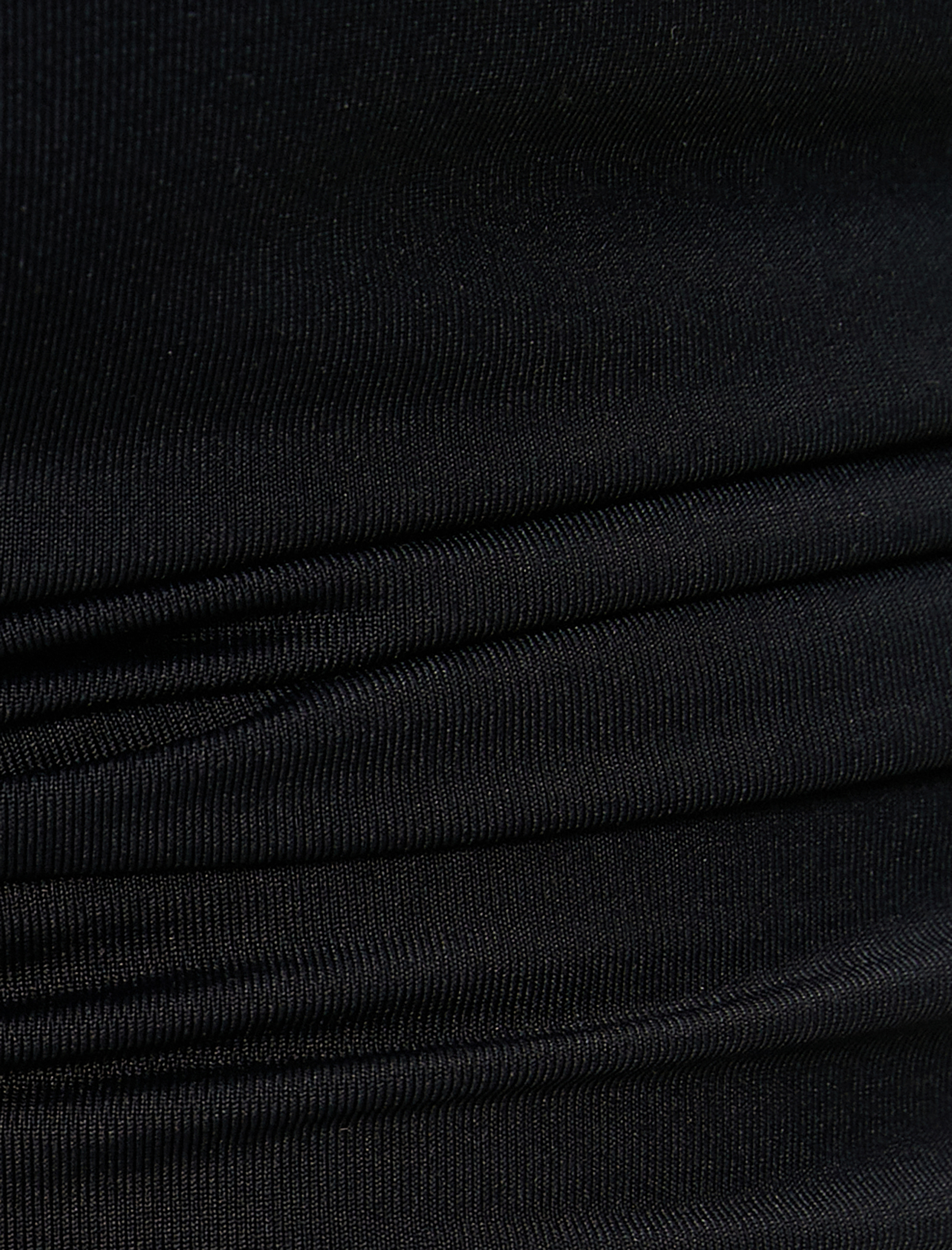   Crop Straplez Üst Drapeli Slim Fit