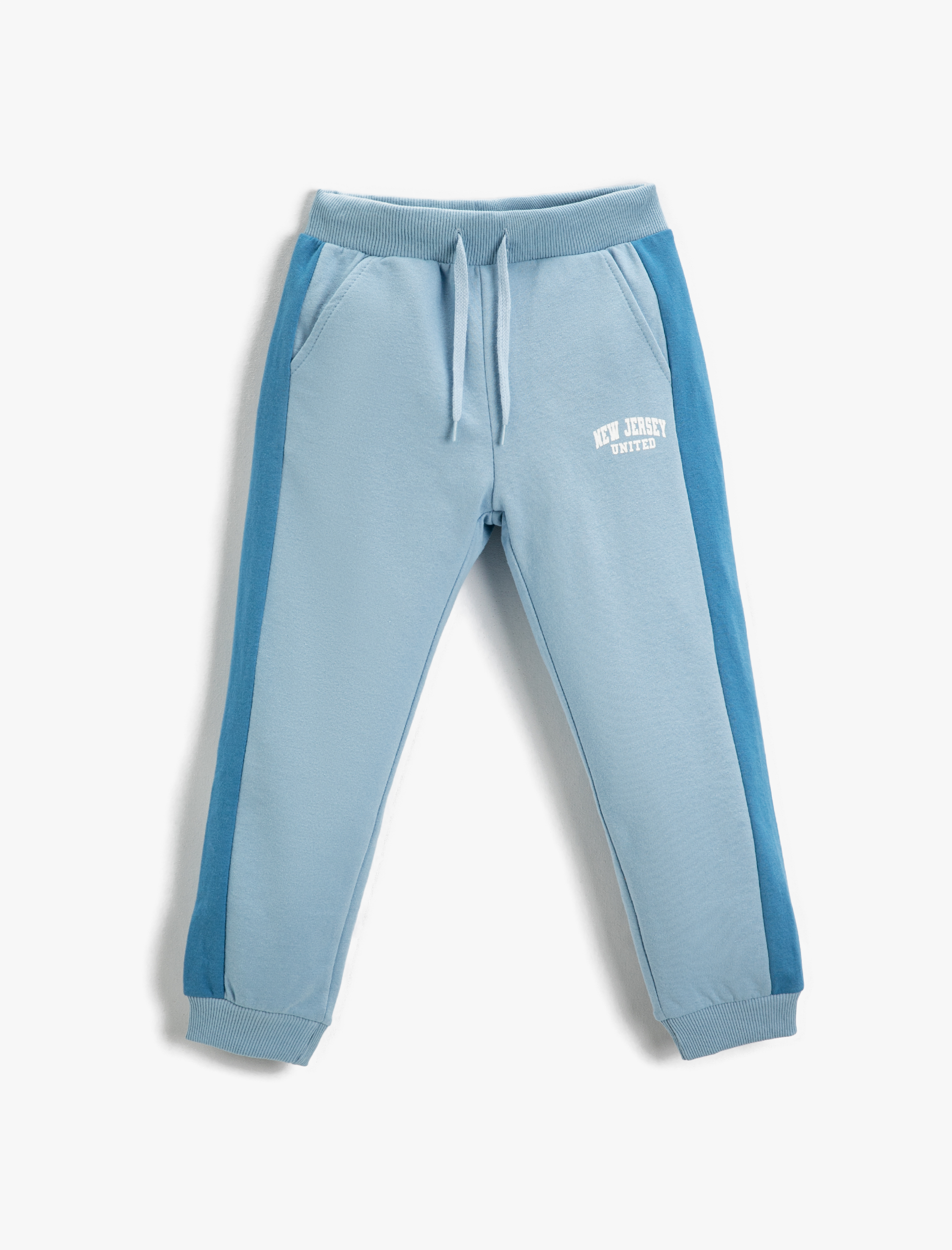  Erkek Çocuk Baskılı Jogger Eşofman Altı Beli Bağcıklı