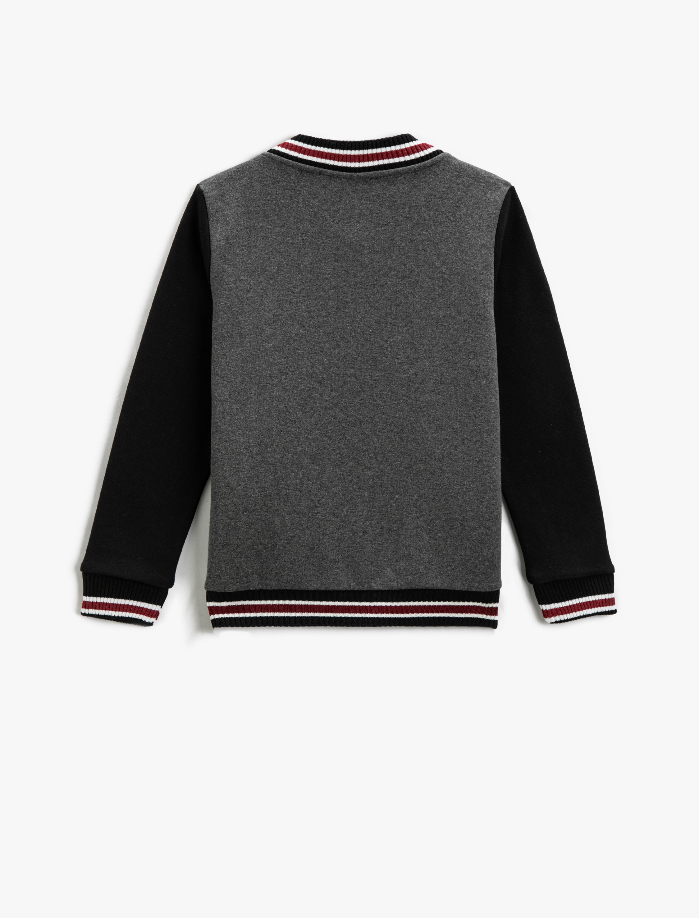  Erkek Çocuk Kolej Ceket Çıtçıt Düğmeli Baskılı