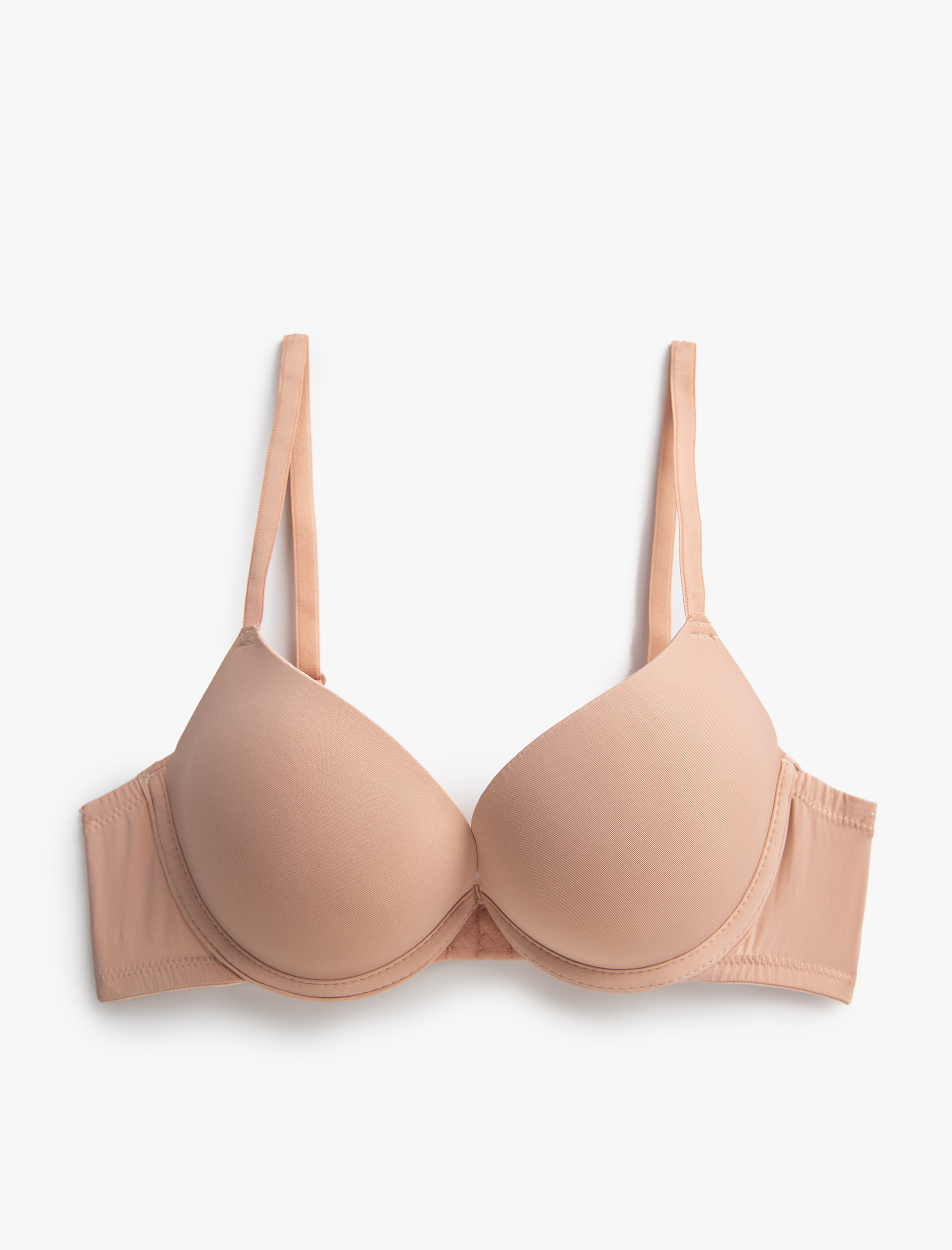   Ekstra Dolgulu Sütyen Destekli Balenli Kaplı İnce Askılı