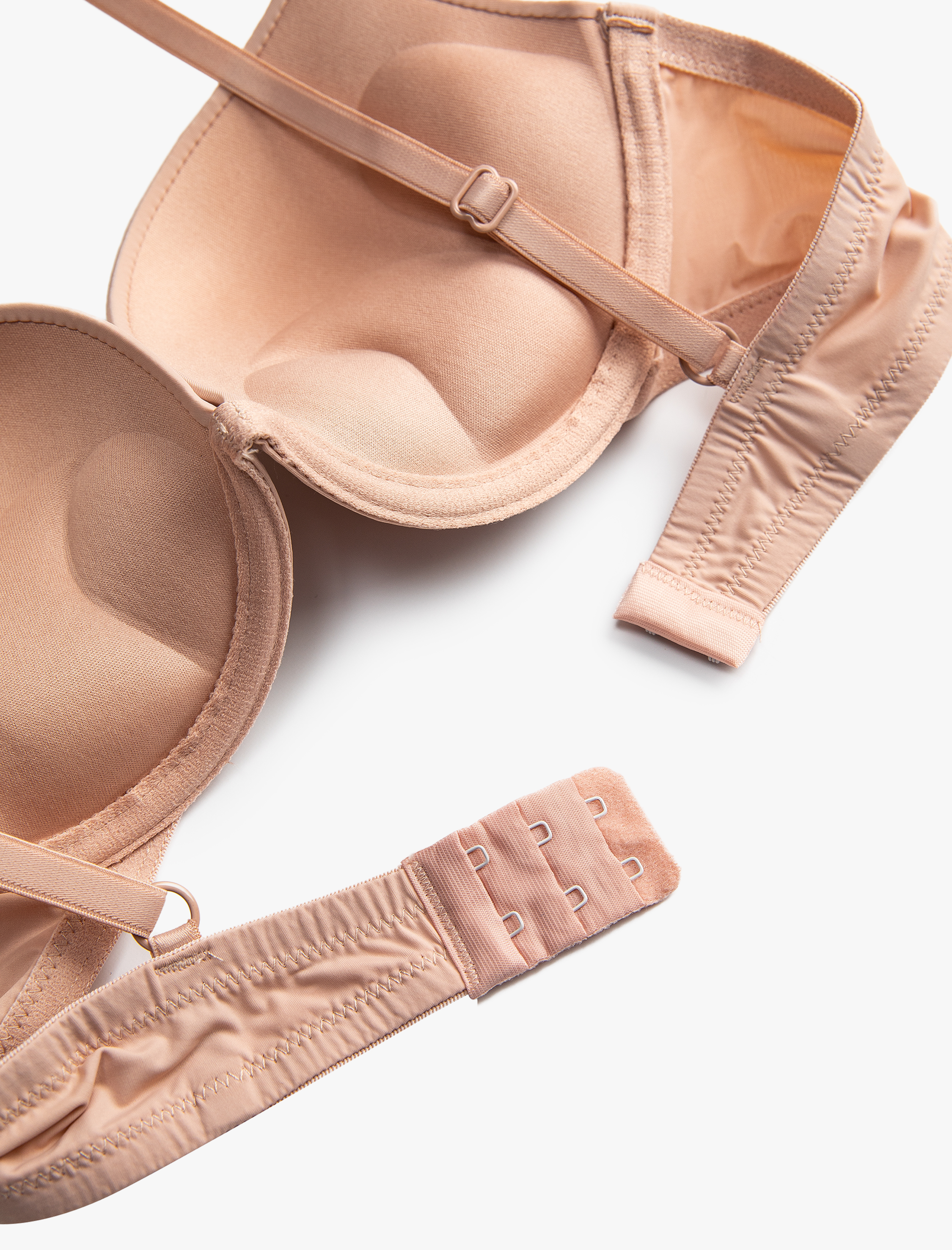   Ekstra Dolgulu Sütyen Destekli Balenli Kaplı İnce Askılı