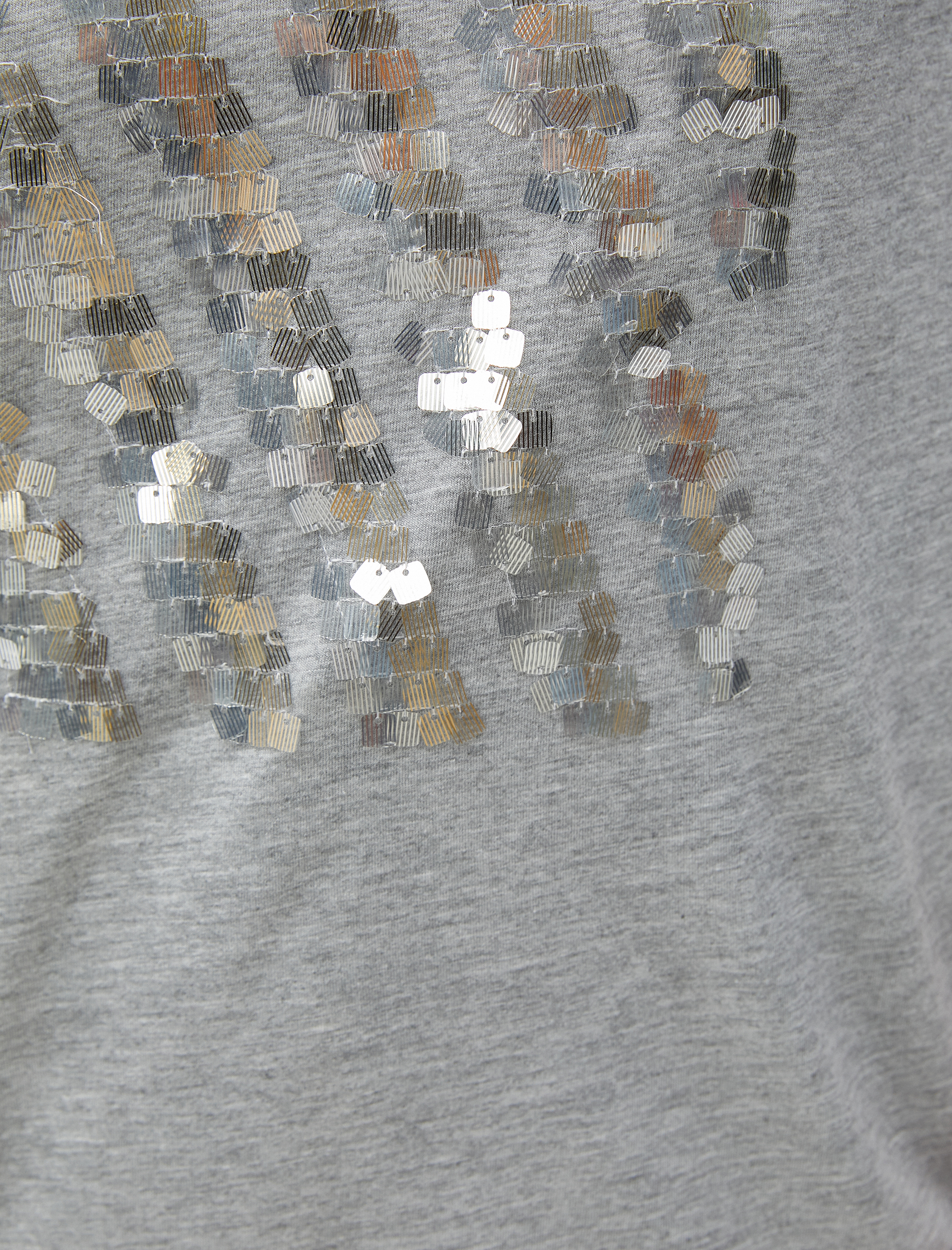   Payetli Tişört Kısa Kollu