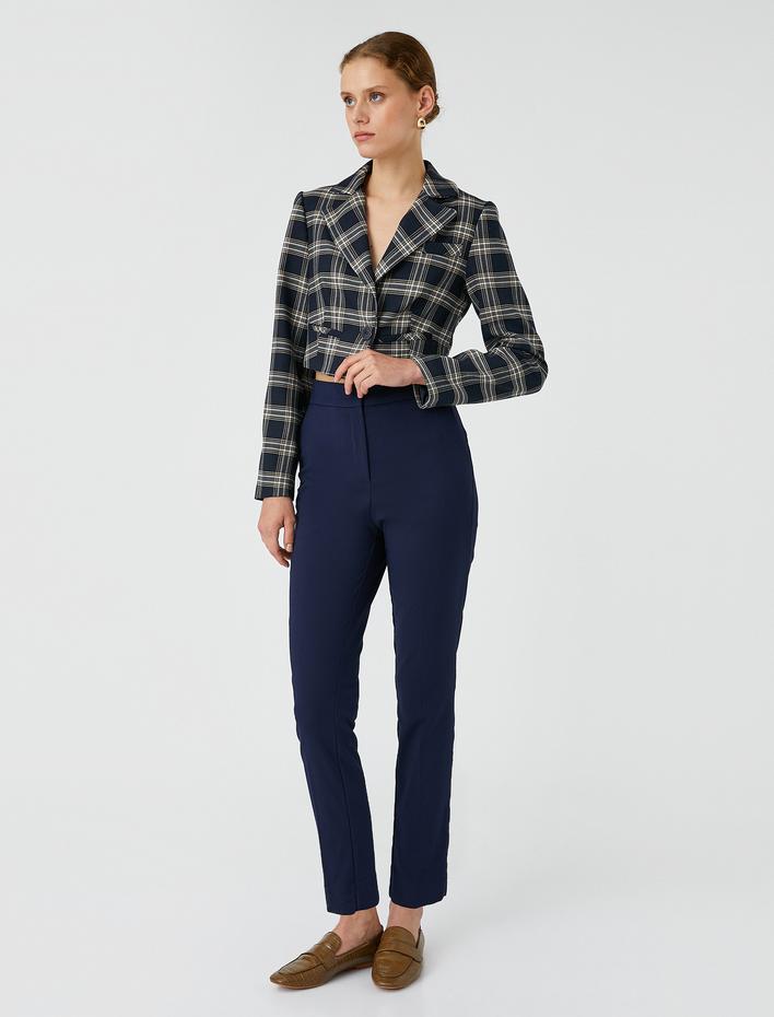  Cigarette Pantolon Yüksek Bel Skinny