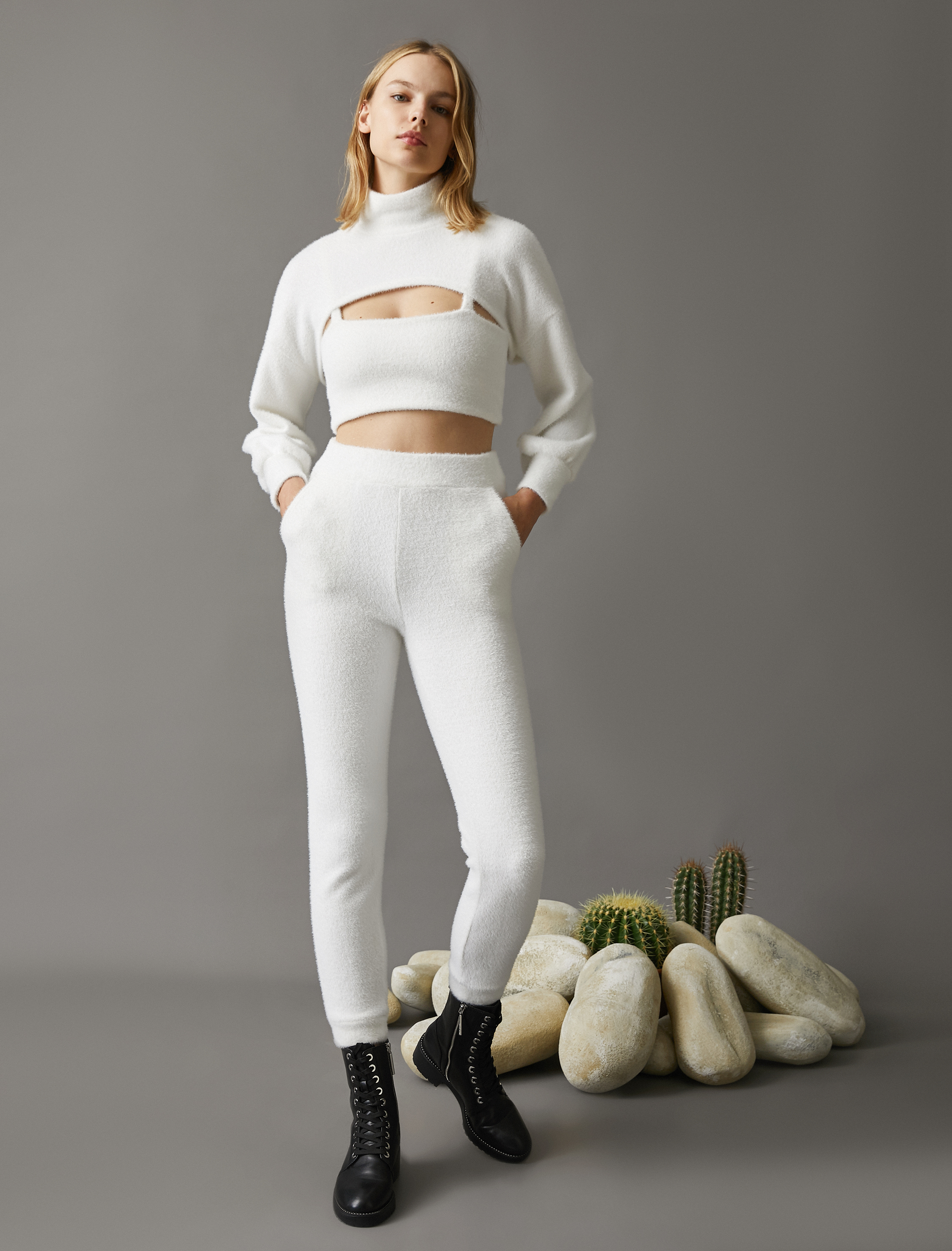   Yüksek Bel Jogger Eşofman Altı