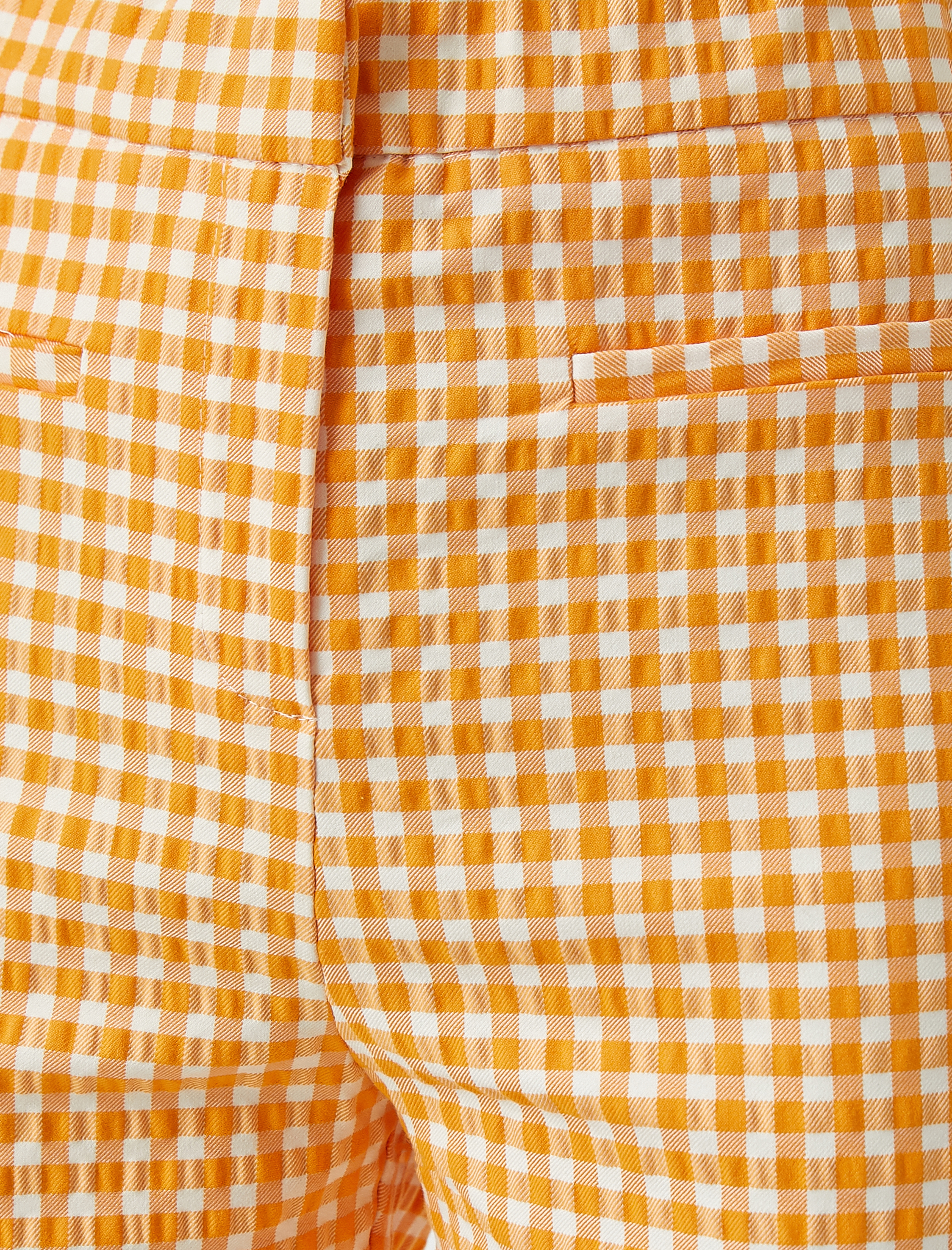   Crop Pantolon İspanyol Paça Cepli Pamuklu