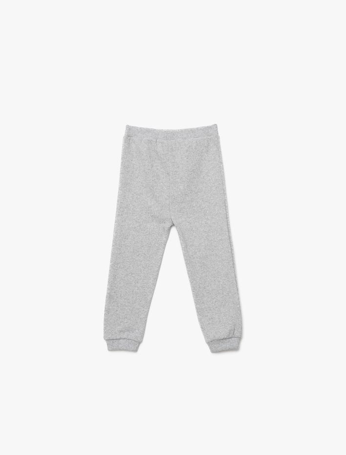 Erkek Bebek Beli Lastikli Jogger Eşofman Altı