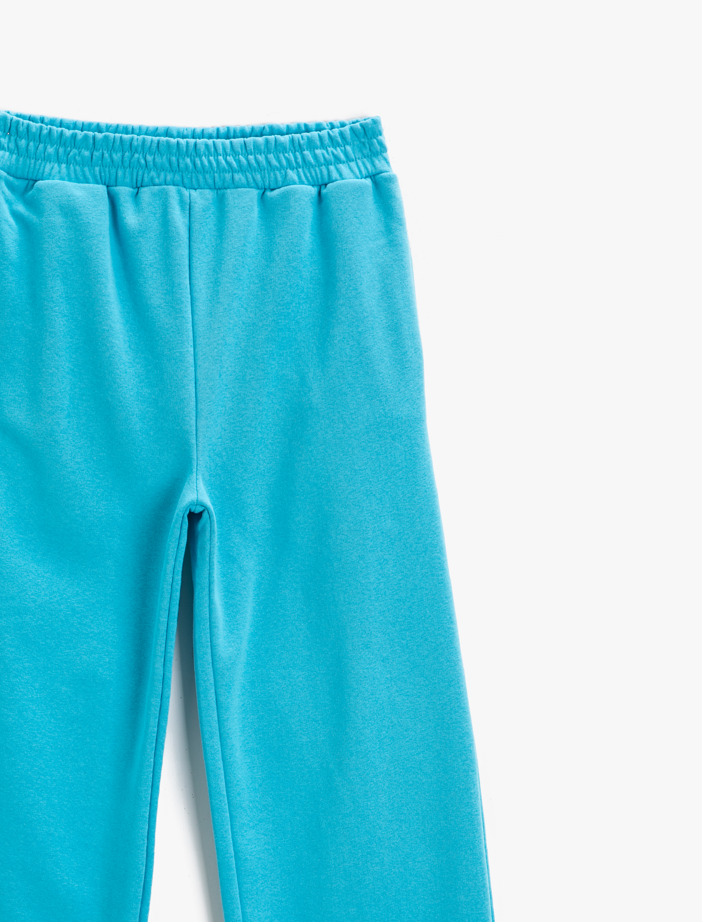  Kız Çocuk Basic Bol Paça Eşofman Altı Pamuklu