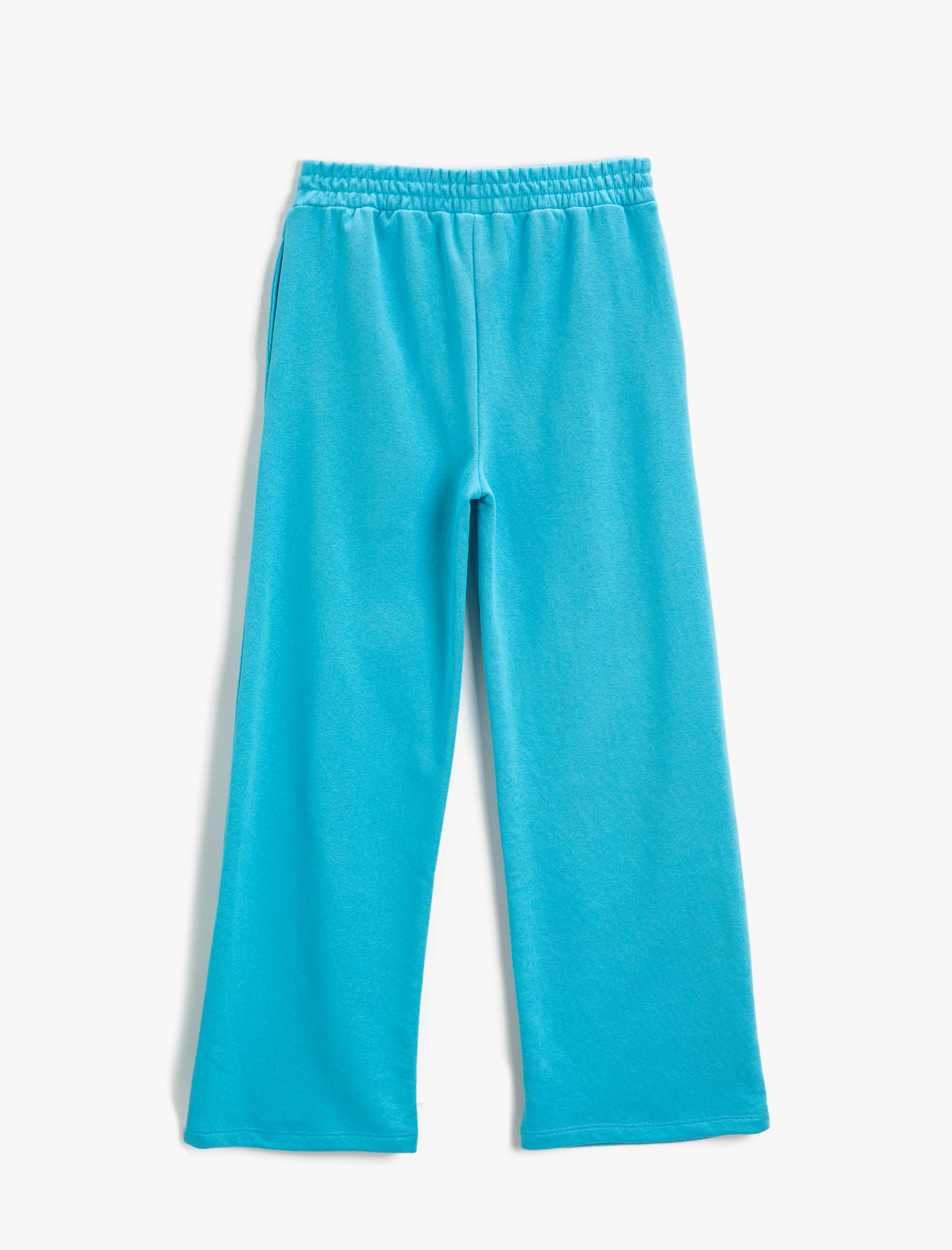  Kız Çocuk Basic Bol Paça Eşofman Altı Pamuklu