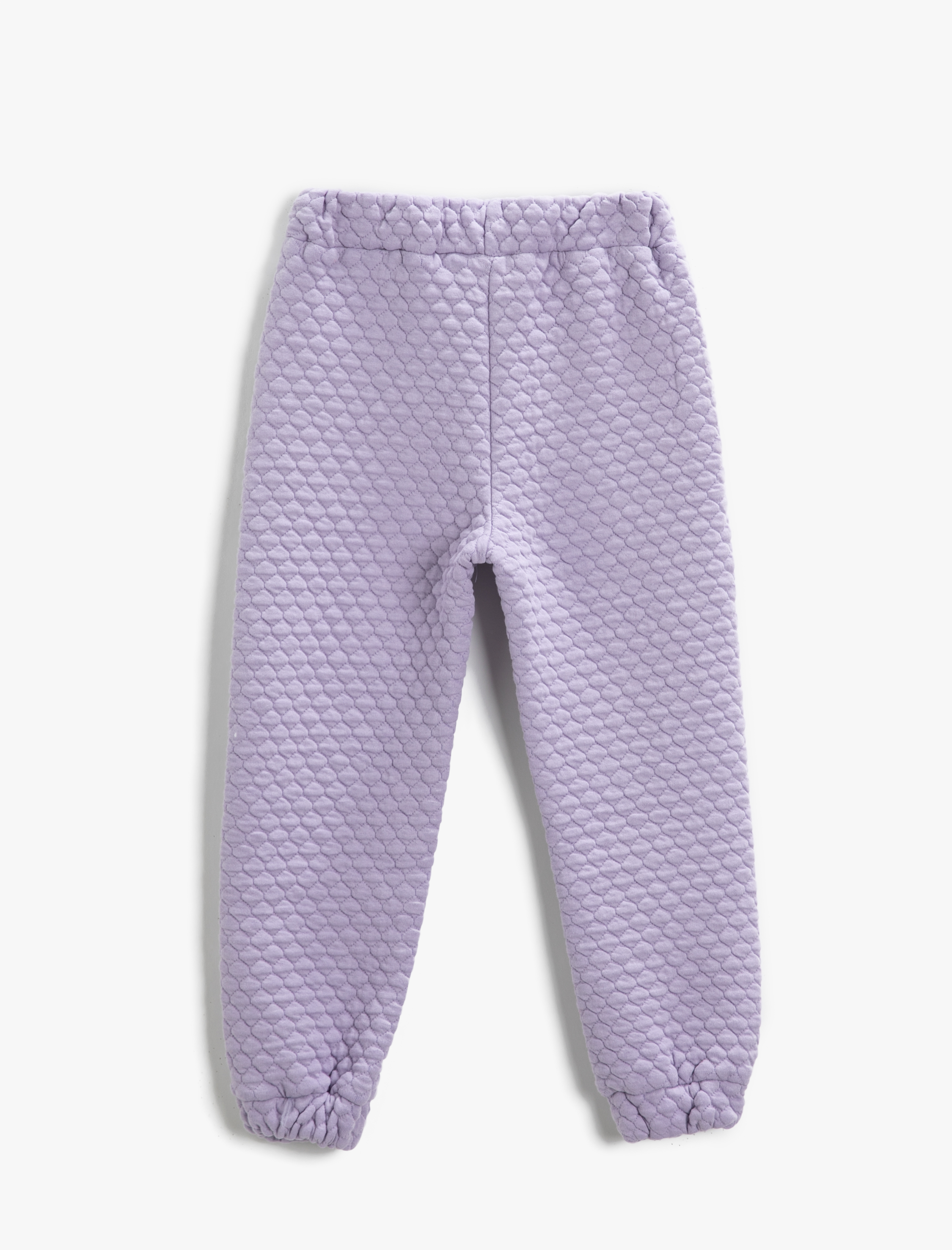  Kız Çocuk Kapitone Eşofman Altı Jogger Cepli