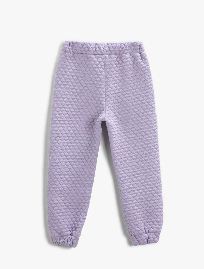 Kız Çocuk Kapitone Eşofman Altı Jogger Cepli